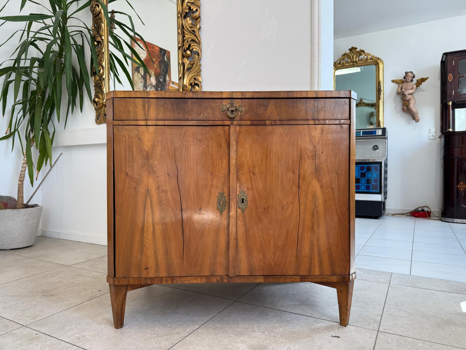 Biedermeier Trumeau Anrichte Schrank Originalstück Authentikum D2387