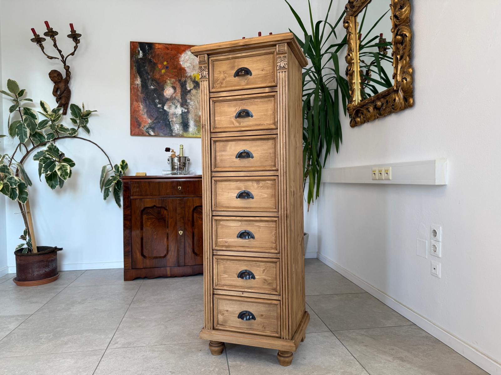 Bäuerliche Kommode 7 Ladenkommode Landhausmöbel Weichholzmöbel G1854