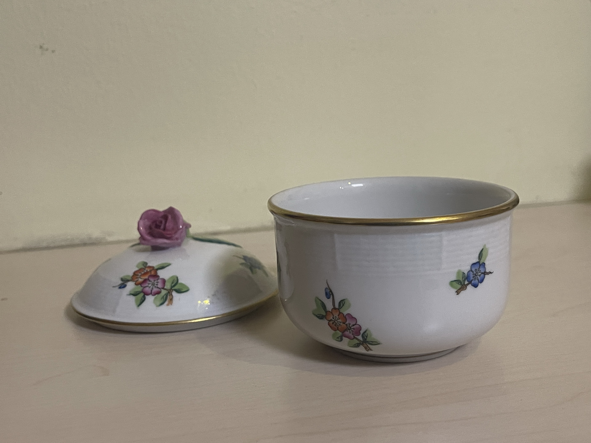 biedermeier-108bLhhLe7P6PUQz Porzellandose Herend Zuckerdose B2087