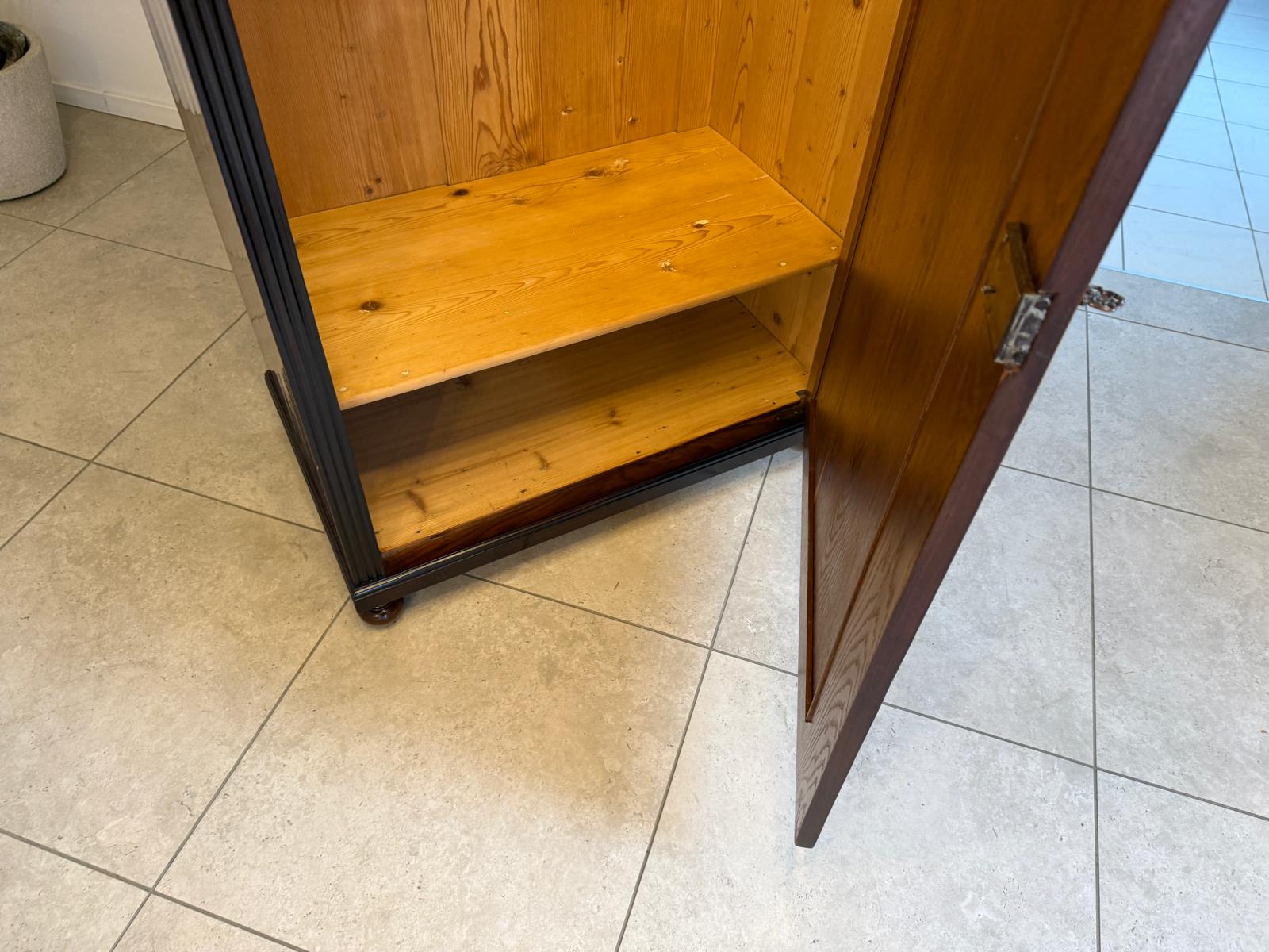 Gründerzeit Kleiderschrank Kasten Nussholz Furniert Antiquität D1090