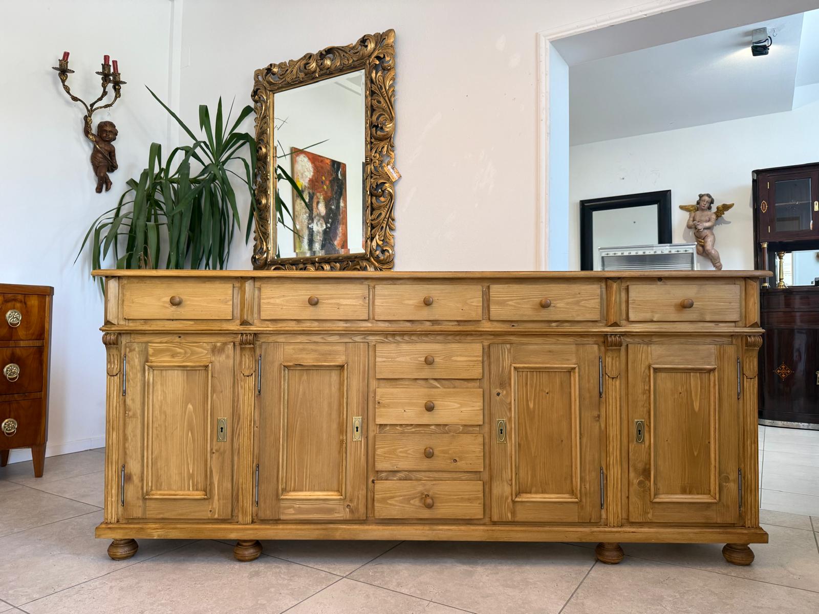 Gründerzeit Stil Apothekenschrank 9 Ladenkommode Bauernmöbel D2859