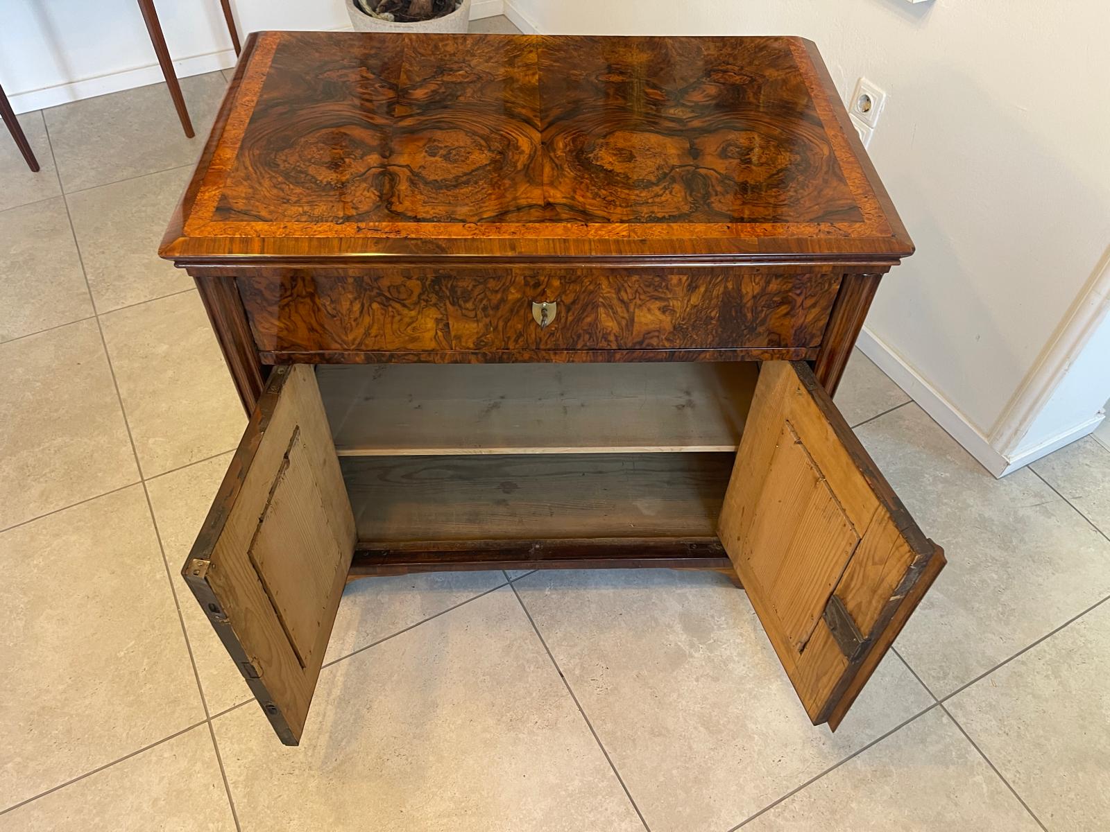 Altrestauriertes Biedermeier Trumeau Anrichte Kommode Antiquität A5146