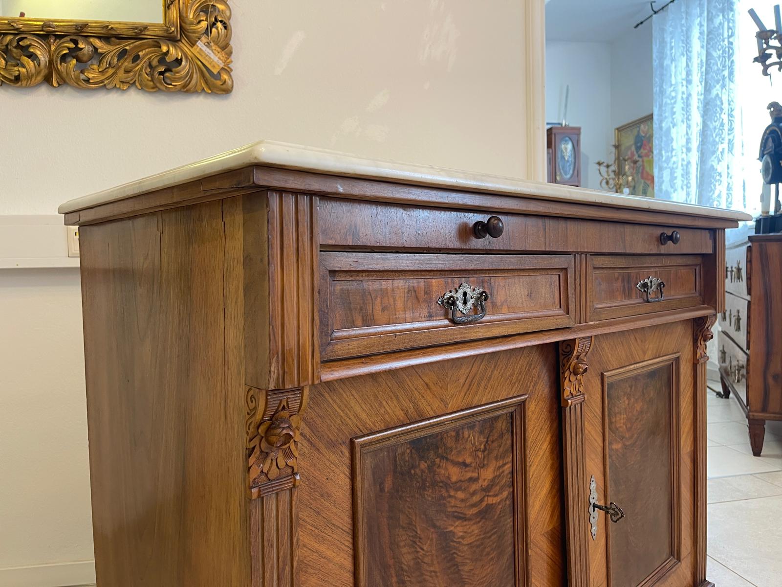 Originale Gründerzeit Anrichte Schrank Vertiko Antiquität G1340