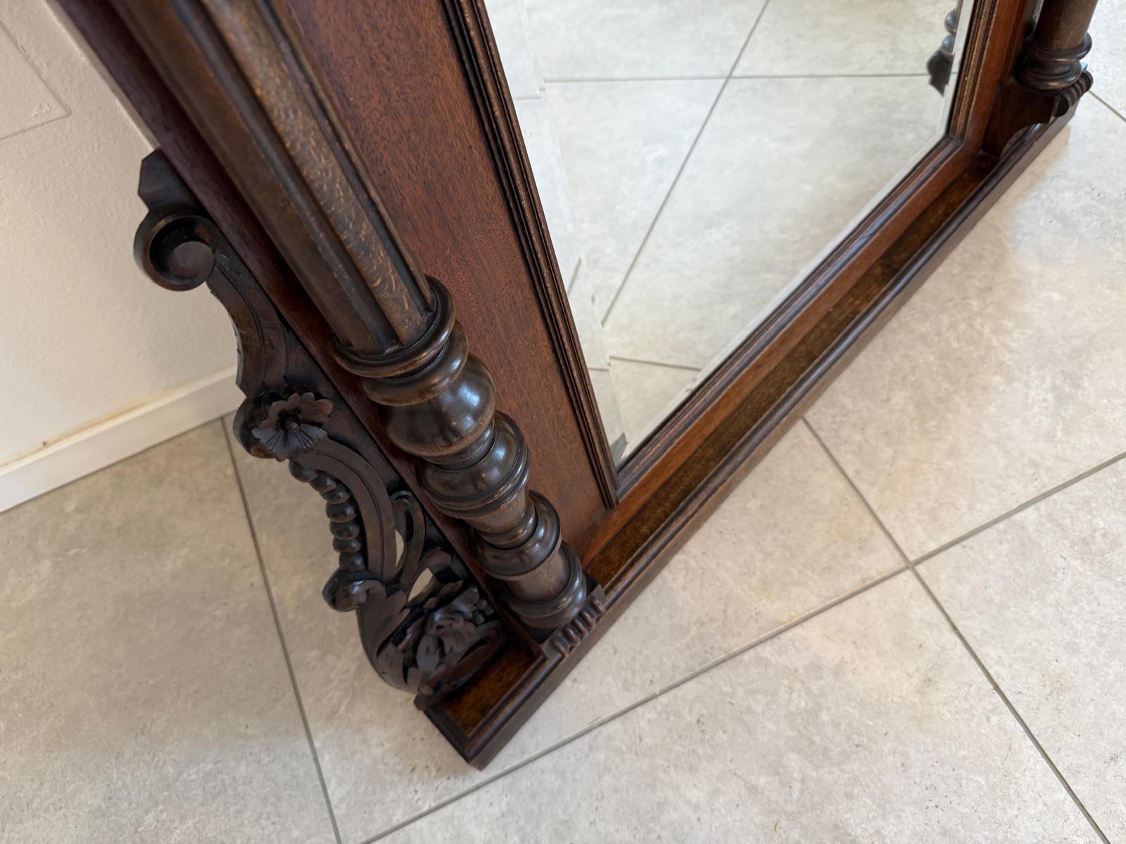 Gründerzeit Wandspiegel Dekospiegel Antik G2143