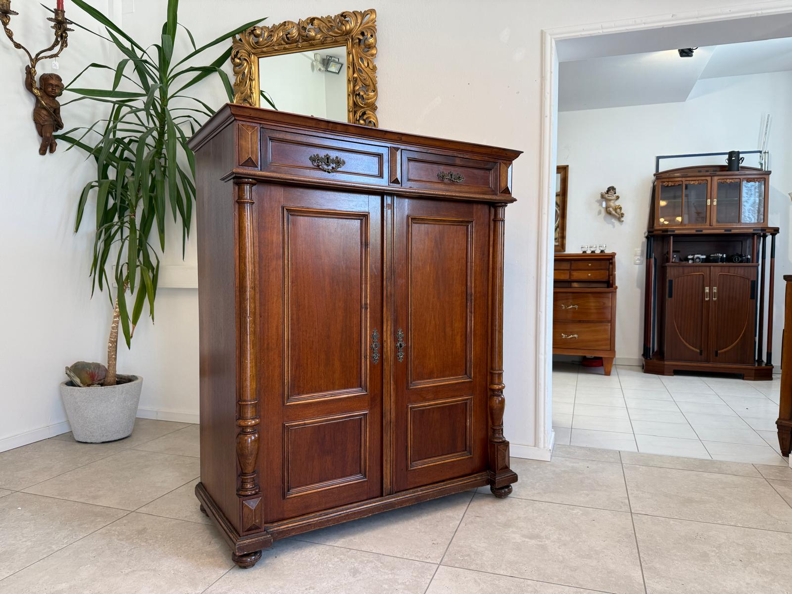 Originale Gründerzeit Anrichte Schrank Vertiko Schrank G1601