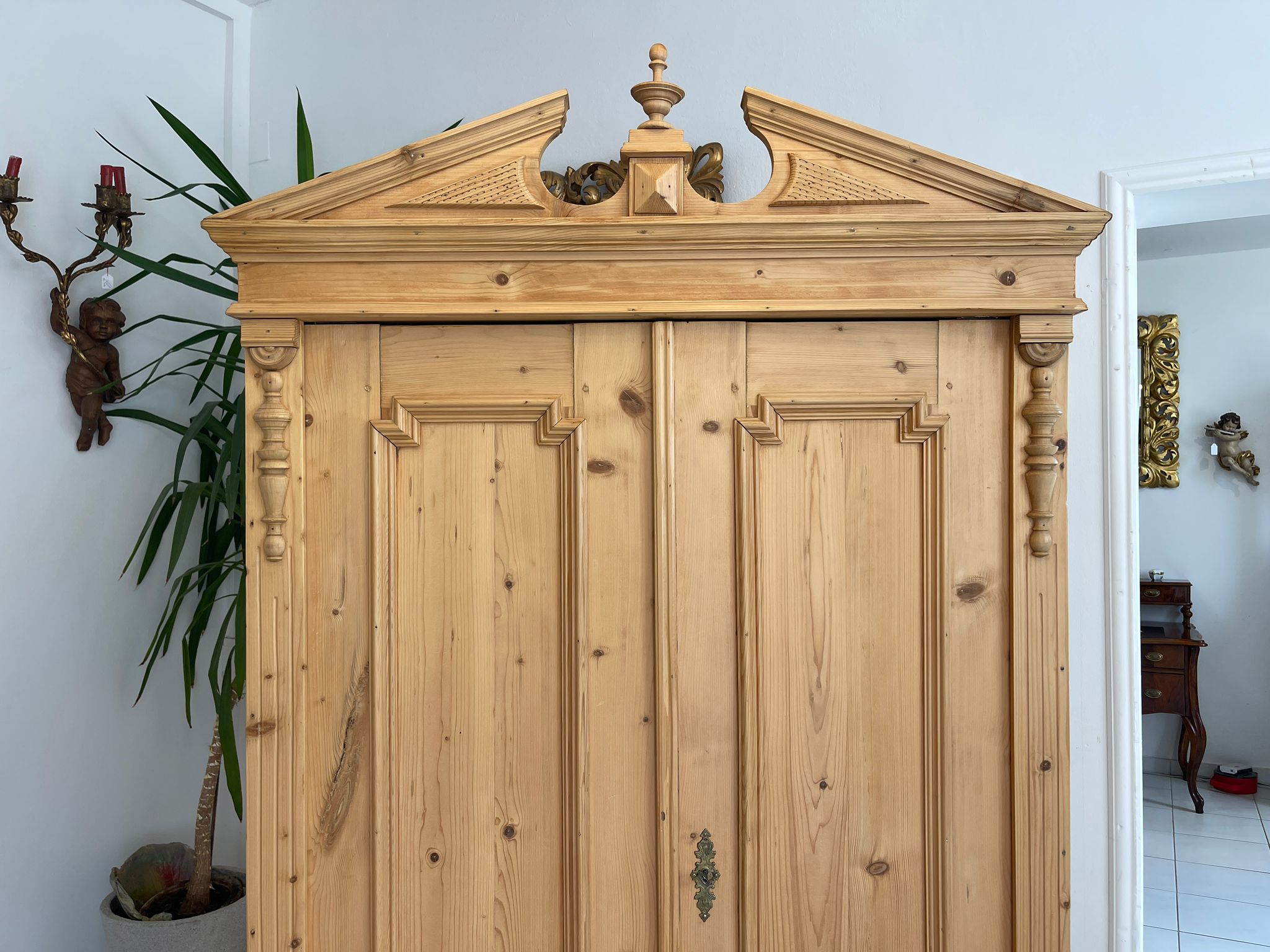Original Gründerzeit Bauernschrank antiker Bauernkasten G1629