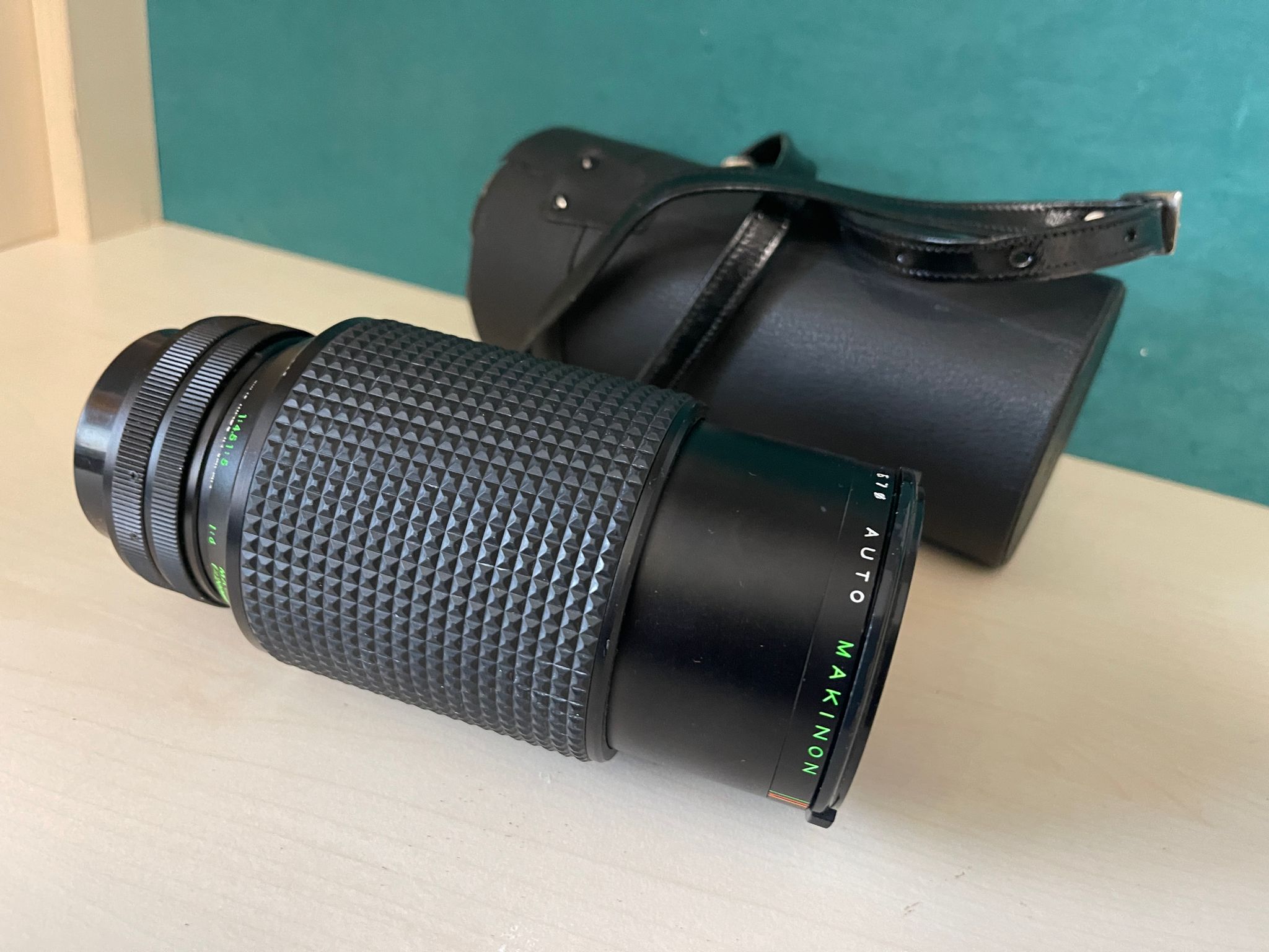 Auto Makinon Zoom 80–200mm f/3.5 – Vintage Teleobjektiv mit Tasche Foto5