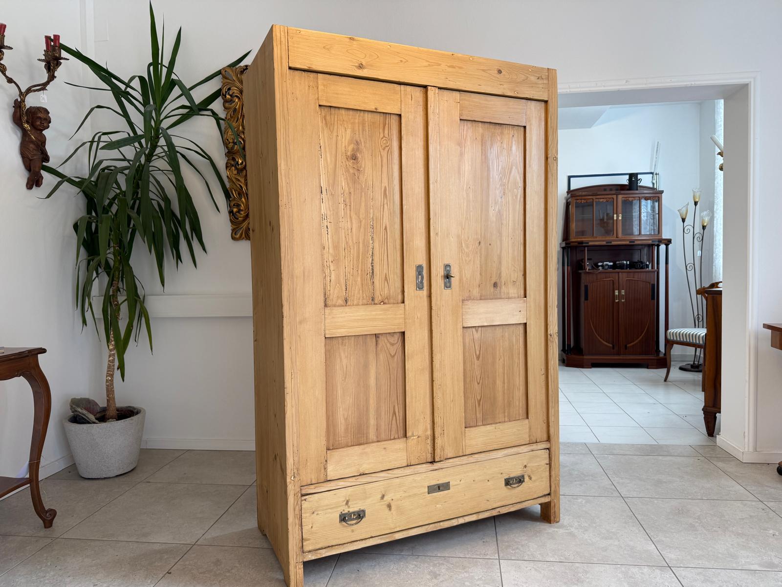 Sale Originaler Bauernschrank Naturholzschrank Jugendstilschrank Südburgenland G1826