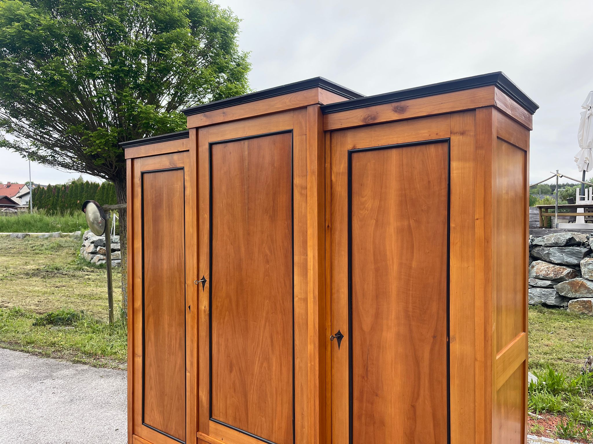 Jugendstil Garderobenschrank Kleiderschrank Schrank G1613