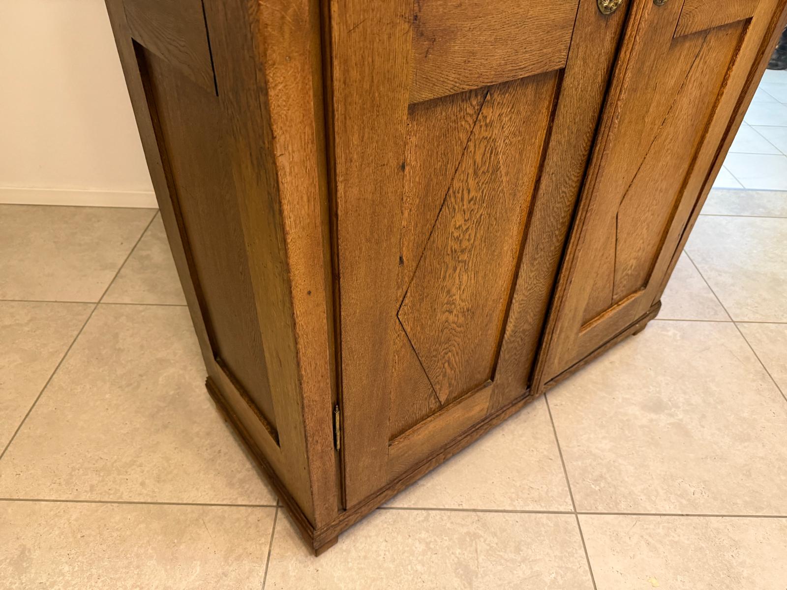 Originaler Eichenschrank Rauchschrank Kasten um 1820 G2258