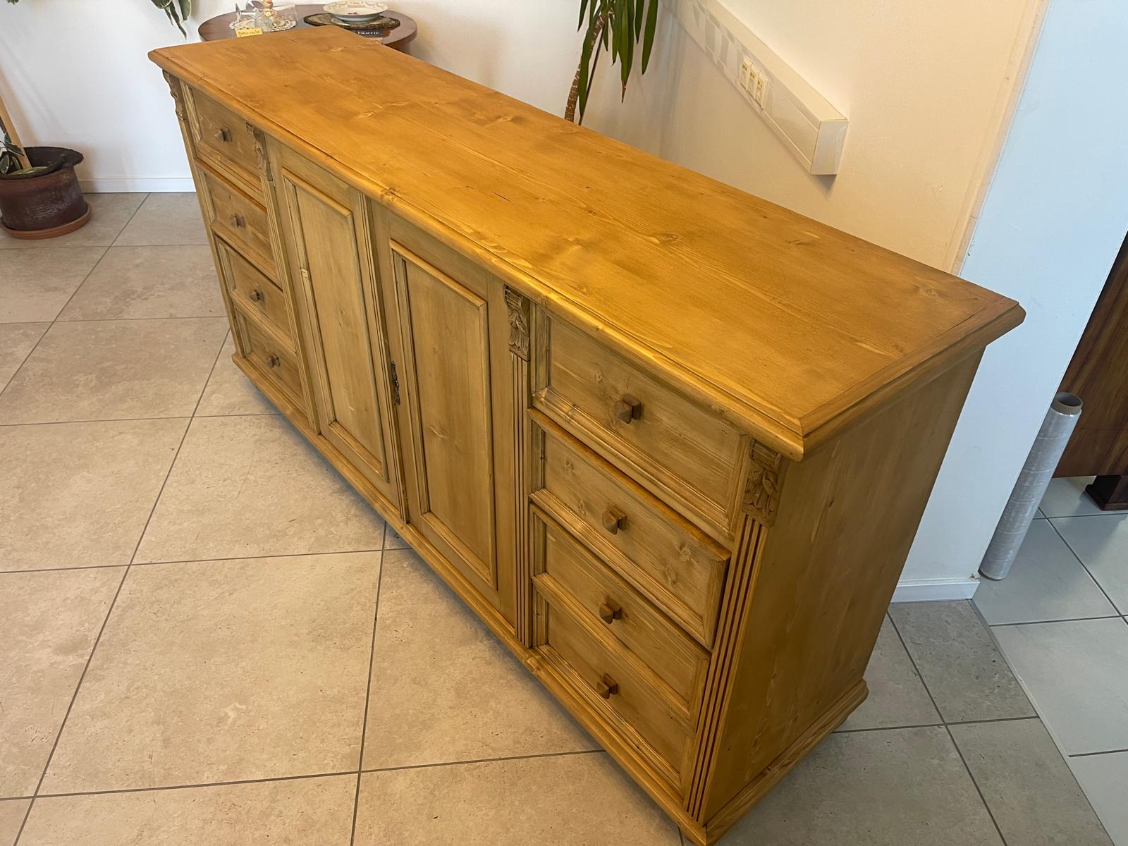 Massivholzkommode Ladenkommode Bauernmöbel Bauernmöbel Bauernschrank G1298