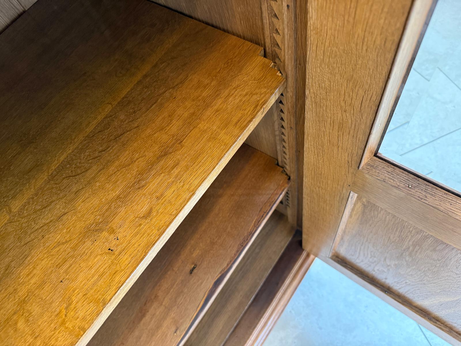 Jugendstil Vitrine Glasschrank Bücherschrank Bibliothekschrank Antiquität D2866