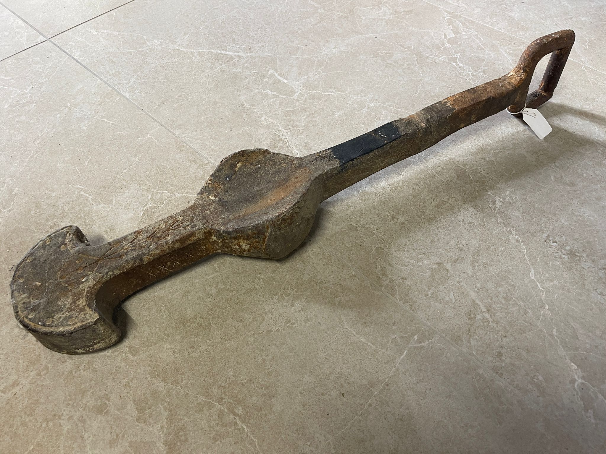 Wuchtiger Glockenklöppel aus Eisen – um 1850 Eisenklöppel G1637