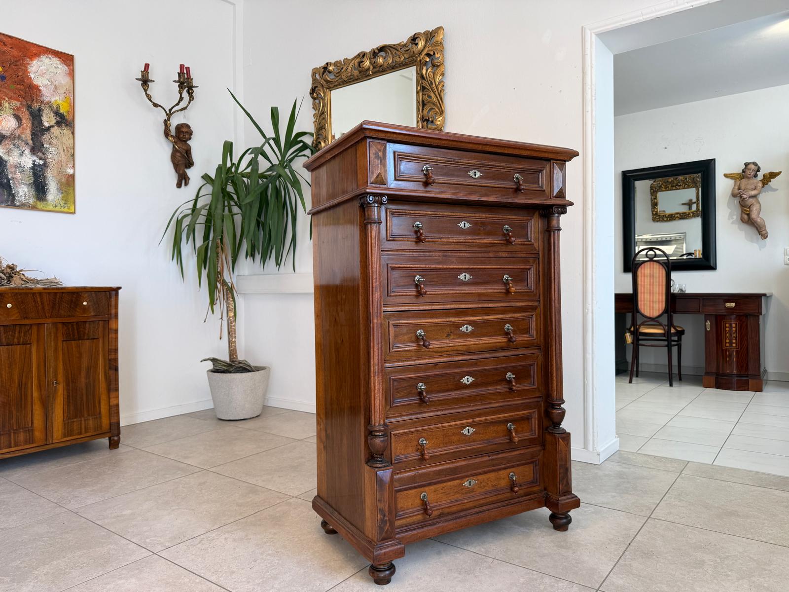 Restaurierte Gründerzeit 7 Ladenkommode Ladenkommode UnikatD2926