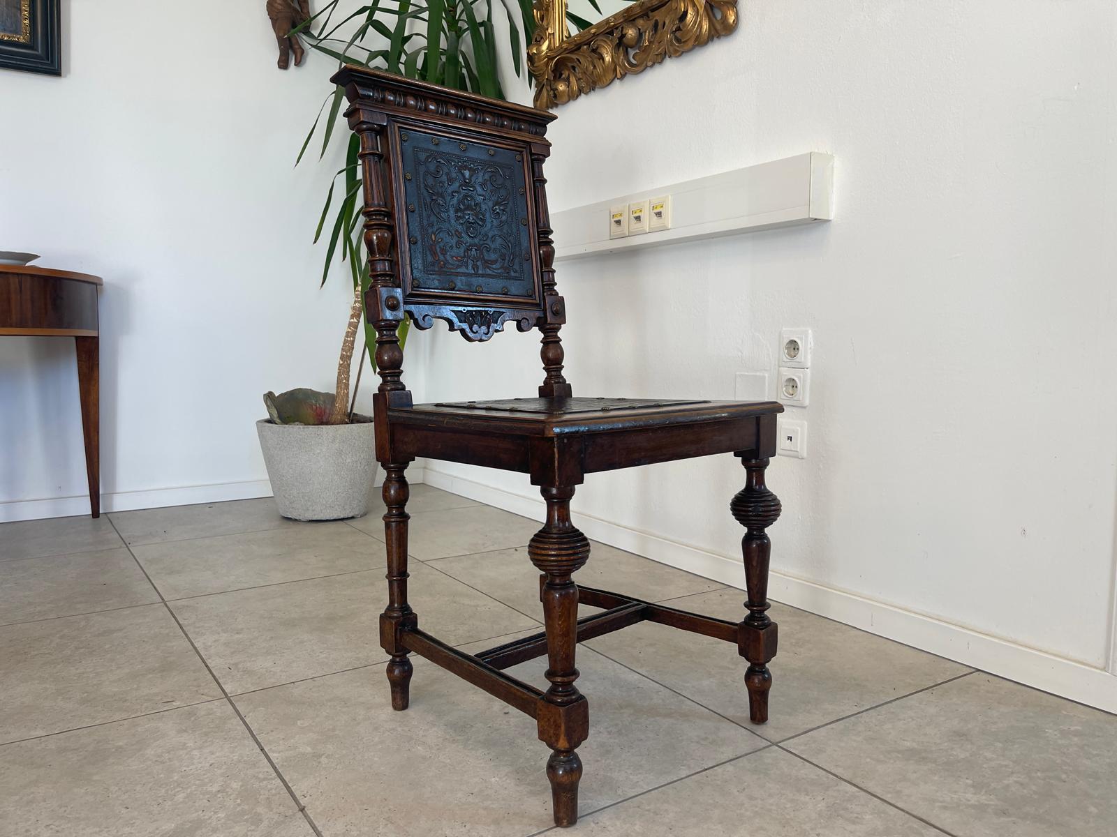 6796d4f8-f5bc-4448-94d7-aeb1857e2840 Originaler Gründerzeit Sessel Stuhl Historismus Stuhl A5079