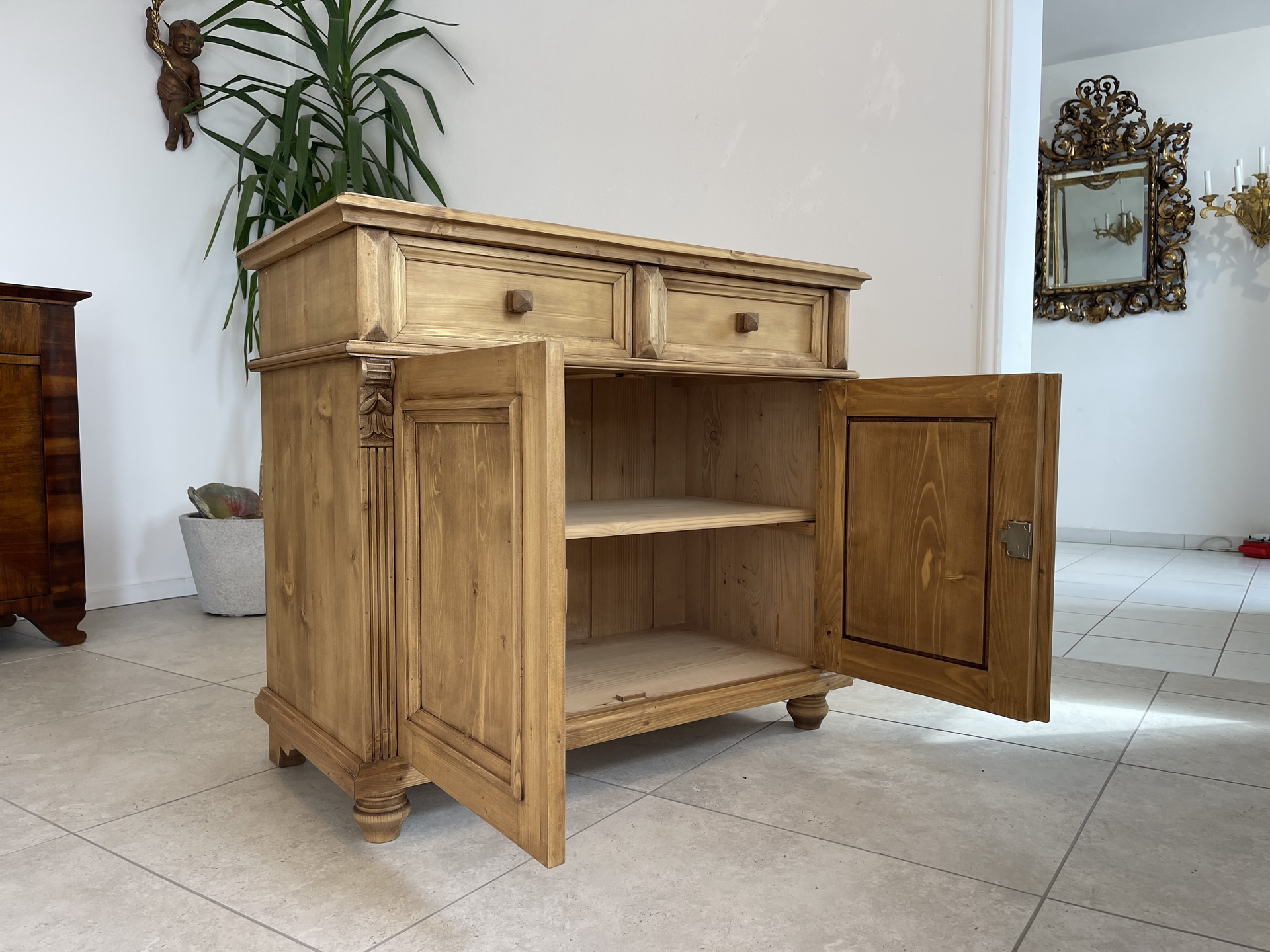biedermeier_1796rt8tL5HnoUTu Bäuerliche Anrichte Kommode Kasterl A4313