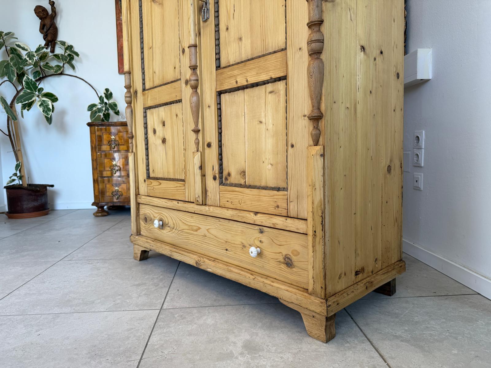 Sale Gründerzeit Bauernschrank Weichholz Steiermark Weichholz D2780