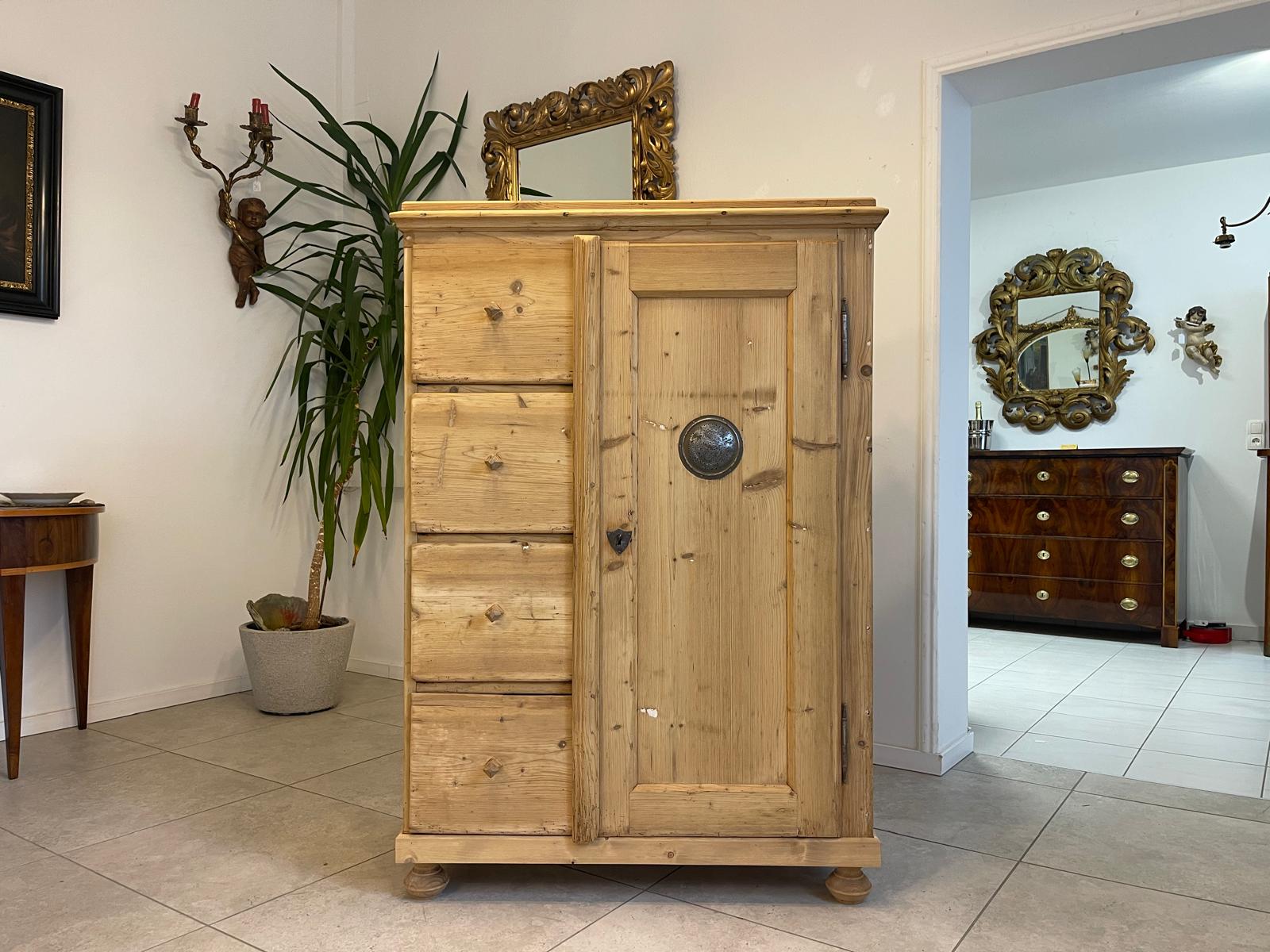 Originaler Biedermeier Brotschrank Almerschrank Speiskasten Antiquität G1062