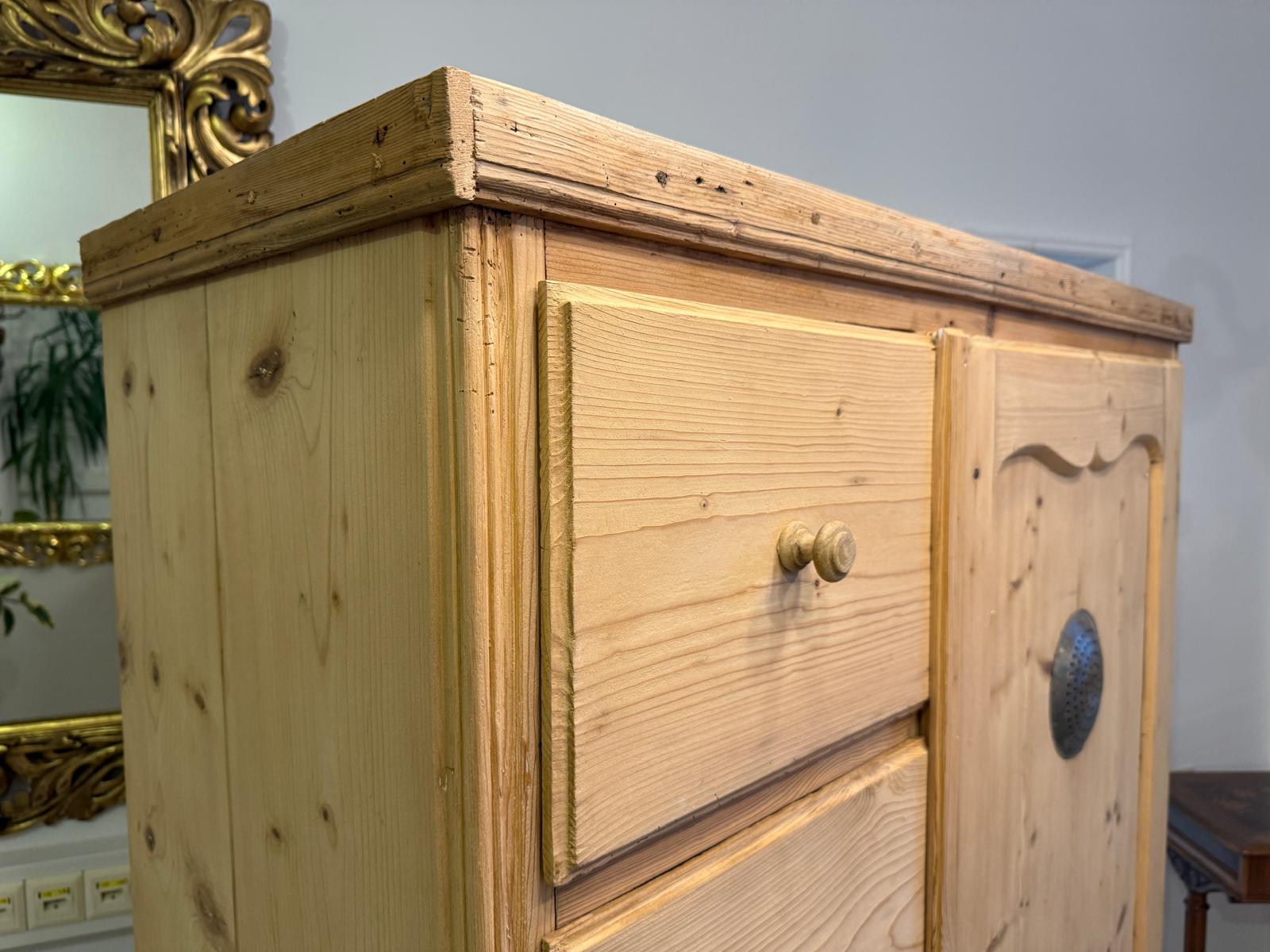 Uriger Biedermeier Brotschrank Almerschrank Speiskasten Bauernkasten G2246