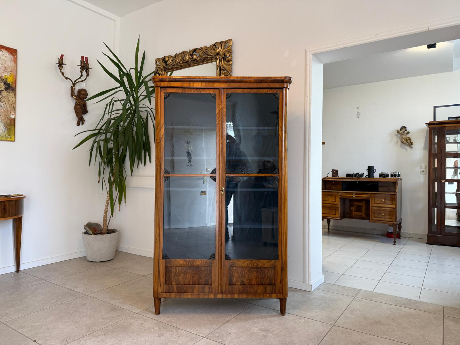 Originale Biedermeier Vitrine Bücherschrank Glasschrank G2145 Originale Biedermeier Vitrine Bücherschrank Glasschrank G2145