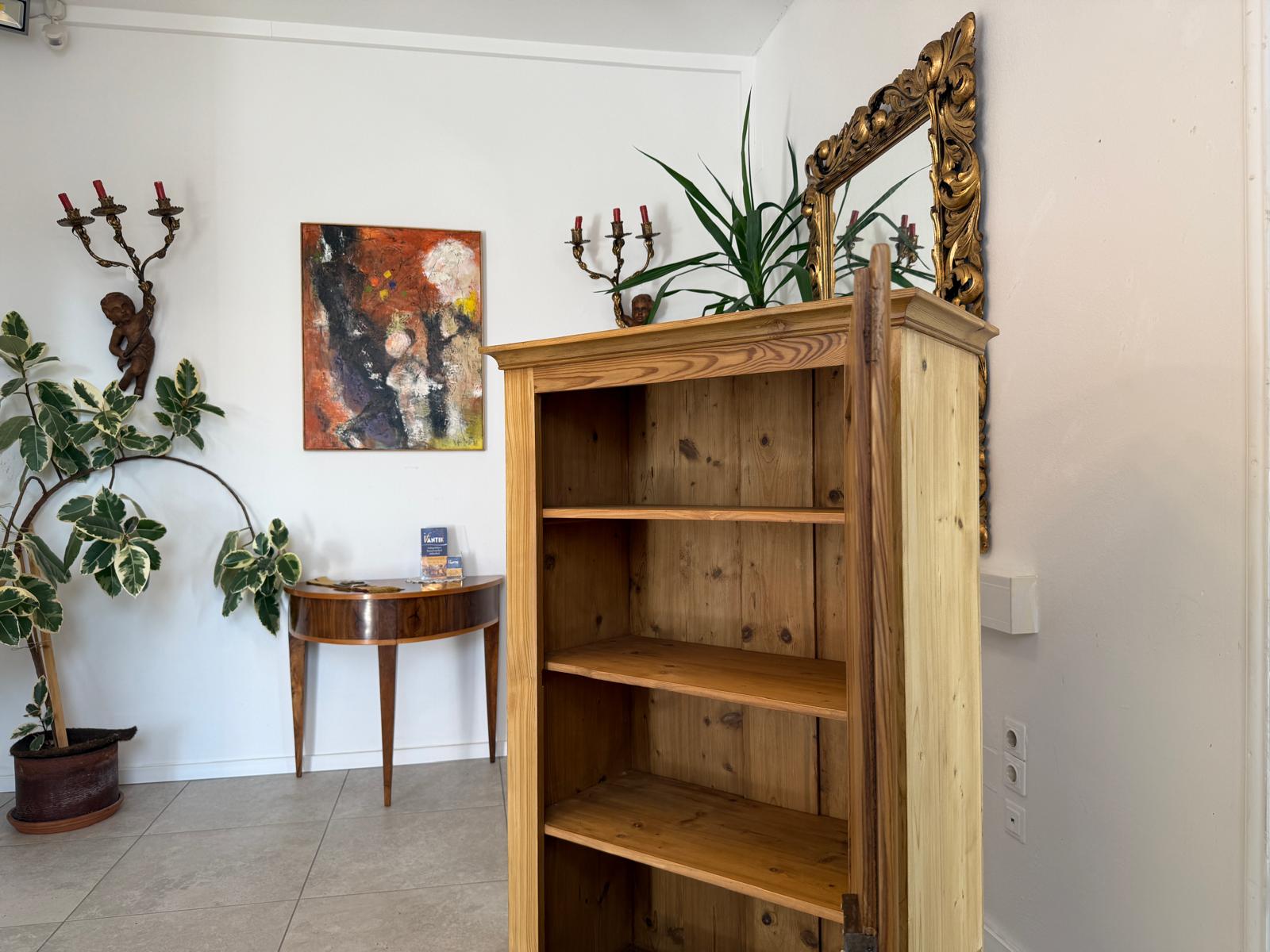 Bäuerliches Biedermeier Bauernschrank Halbschrank Vertiko G2201