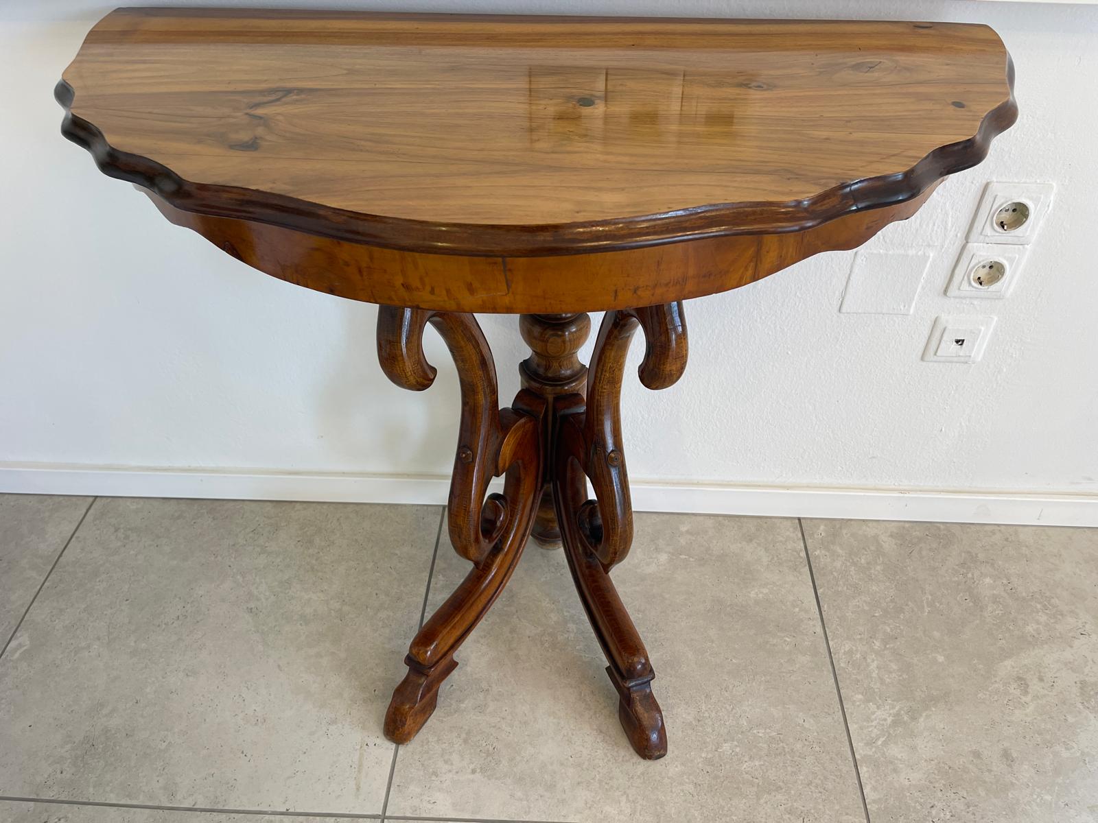 Originale Spätbiedermeier Konsole Wandtisch Ablage Podest G1591