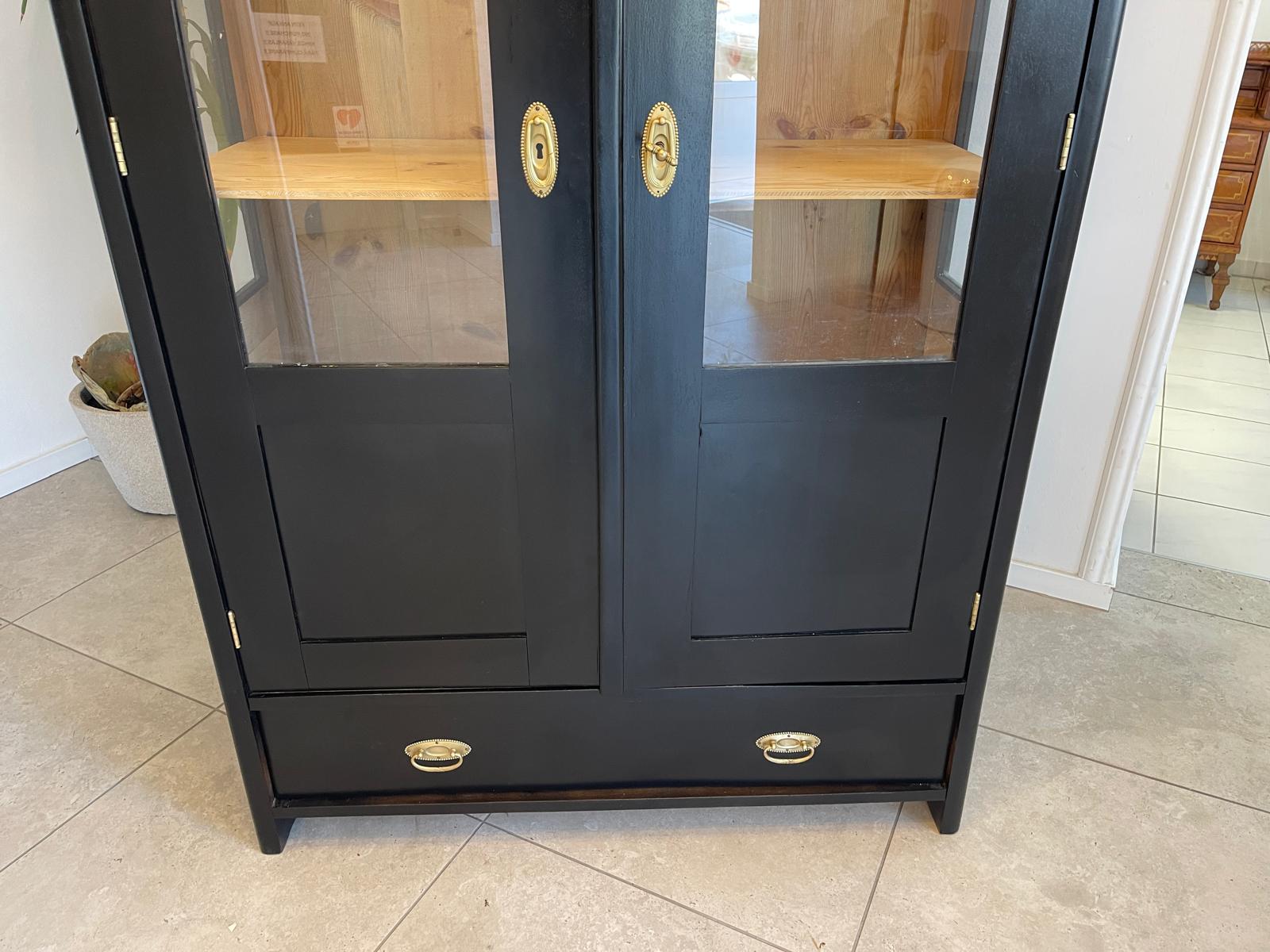 Sale Jugendstil Vitrine / Bücherschrank/ Antiquität Designermöbel G1183