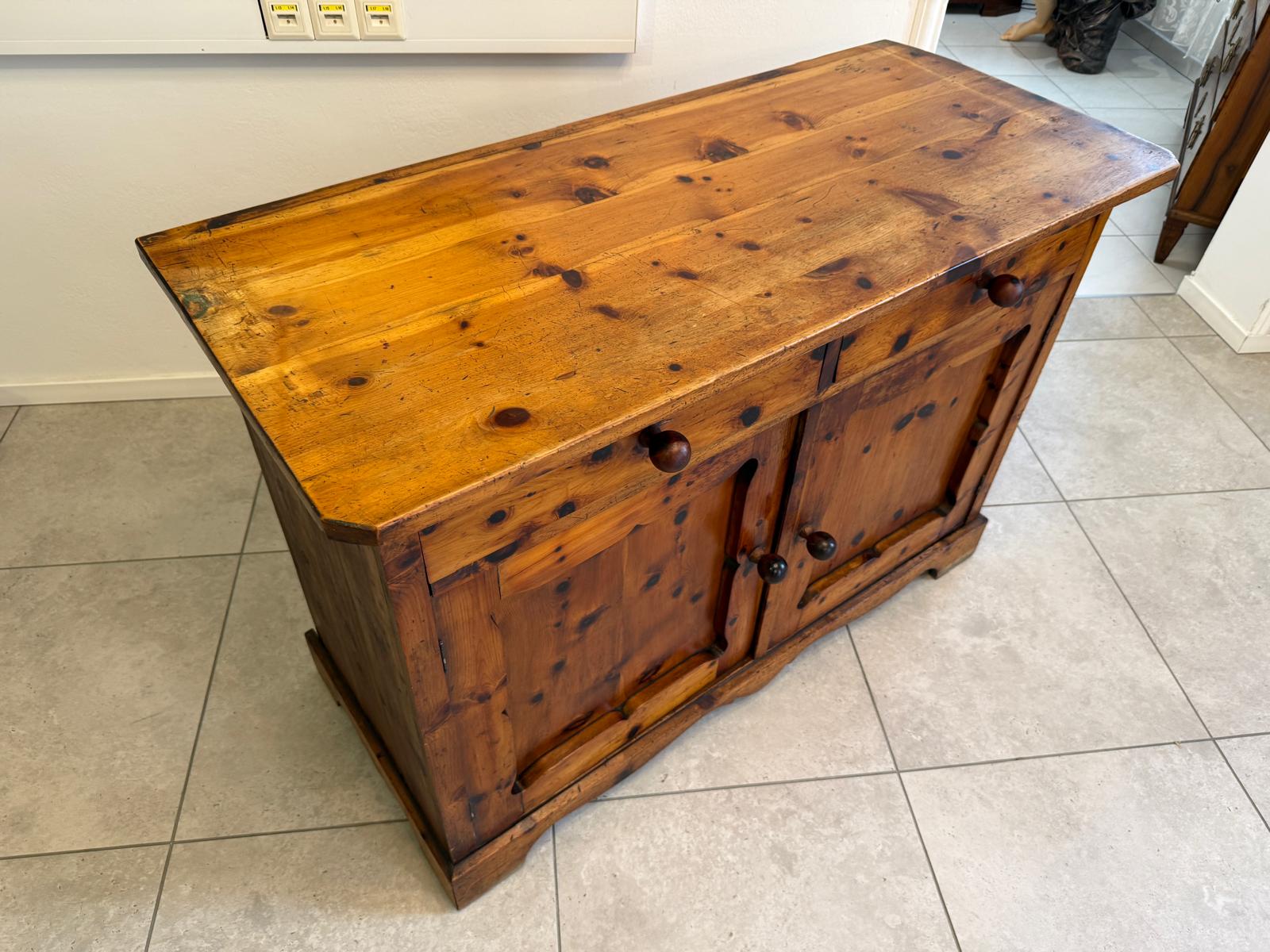 Zirbenholz Anrichte Sideboard Schrank Kasterl Antik G1865-1