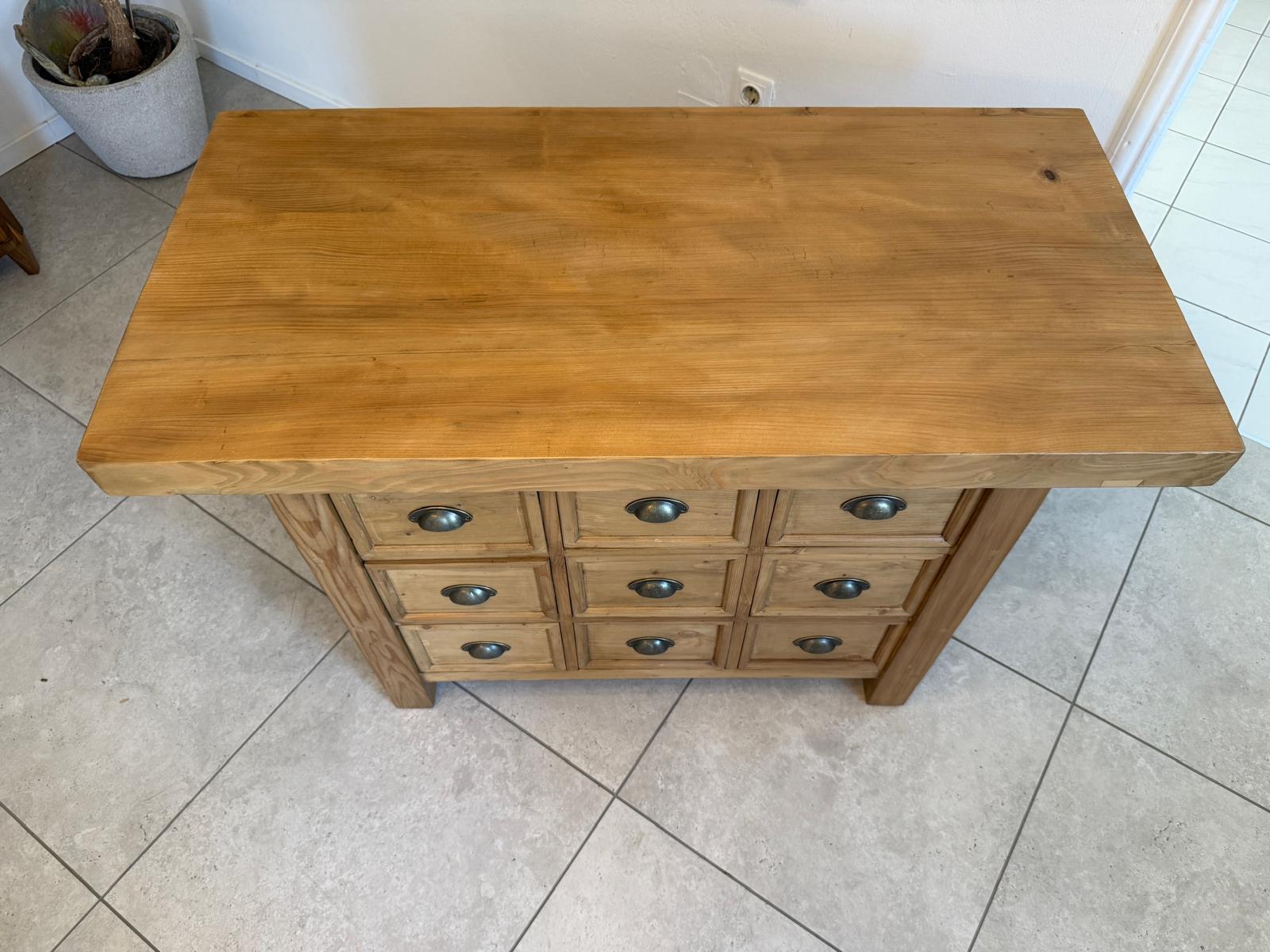 Bäuerliche Kommode Ladenkommode Bauerntisch Pult Theke Weichholzmöbel G1937