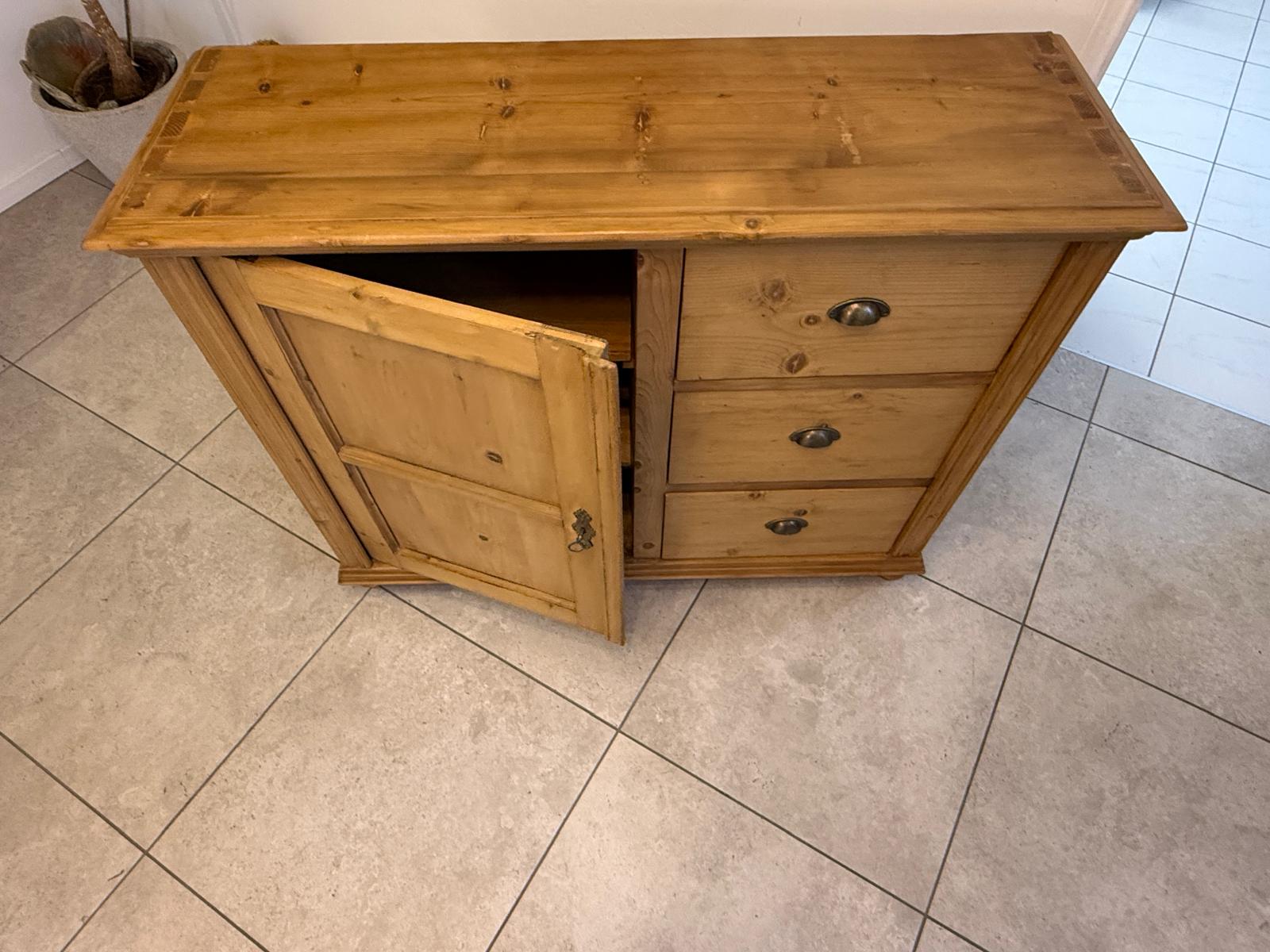 Ladenkommode Bauernmöbel Bauernmöbel Bauernschrank WeichholzG2256