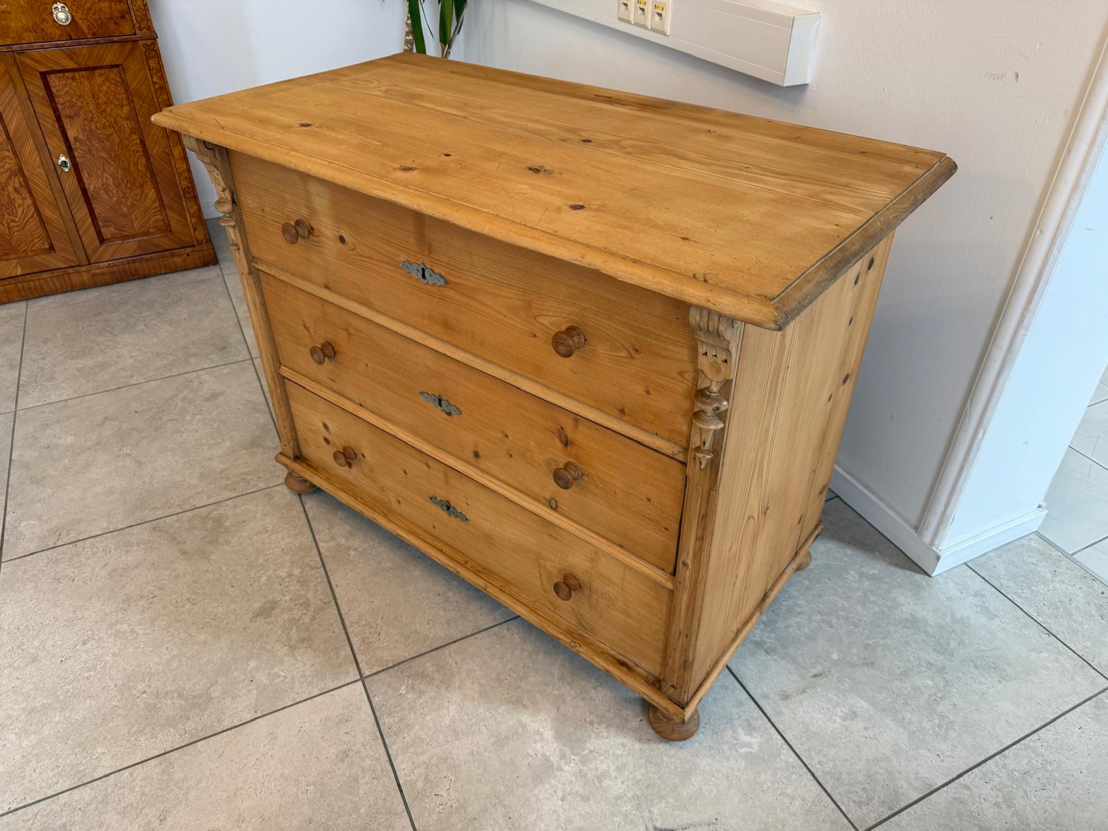 Bäuerliche Gründerzeit Anrichte Kommode Kasterl Bauernmöbel Antik D1201