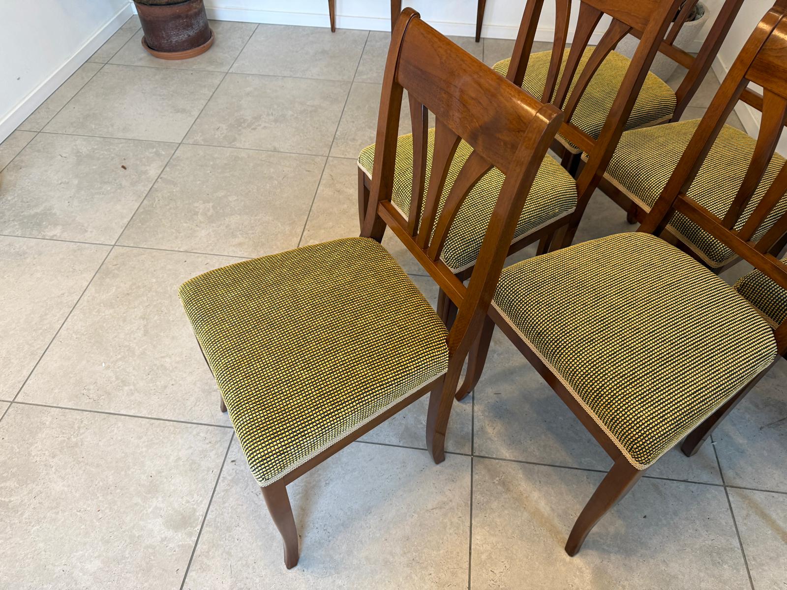 6er Ensemble Stilsessel Biedermeier Zeit Biedermeier Stil Stilmöbel D1092