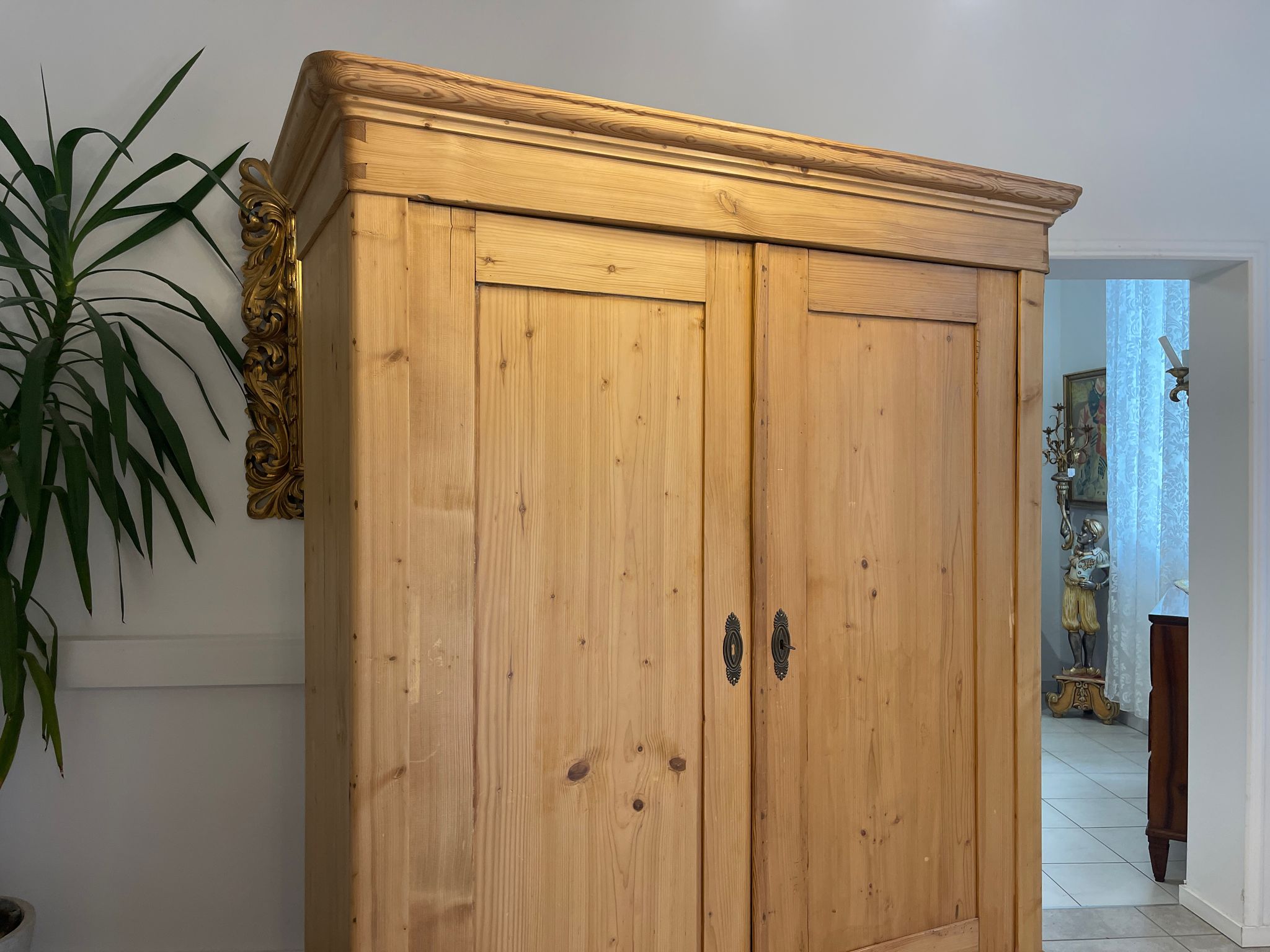 Sale Biedermeier Bauernschrank Naturholzschrank Bauernkasten G1516