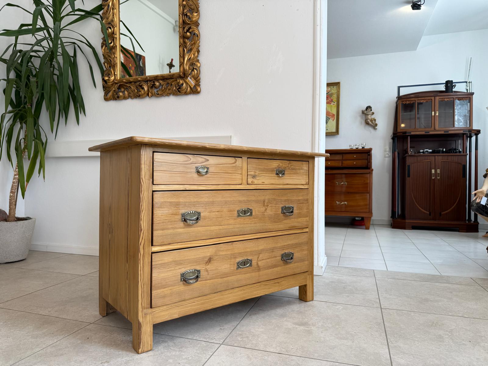 Originale Jugendstil 4 Laden Kommode Anrichte Bauernmöbel G1841
