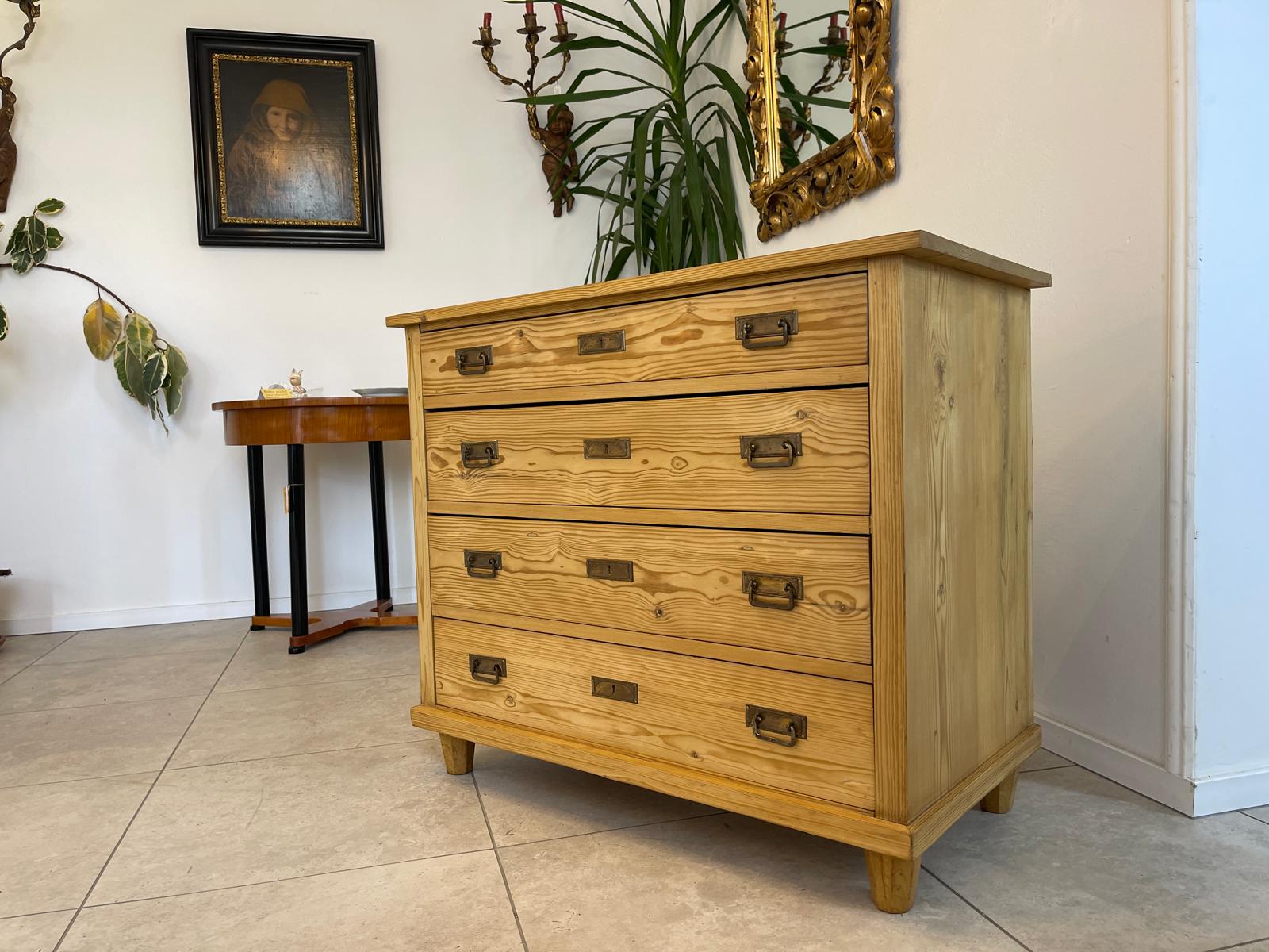 Originale Jugendstil 4 Laden Kommode Anrichte Bauernmöbel G1324