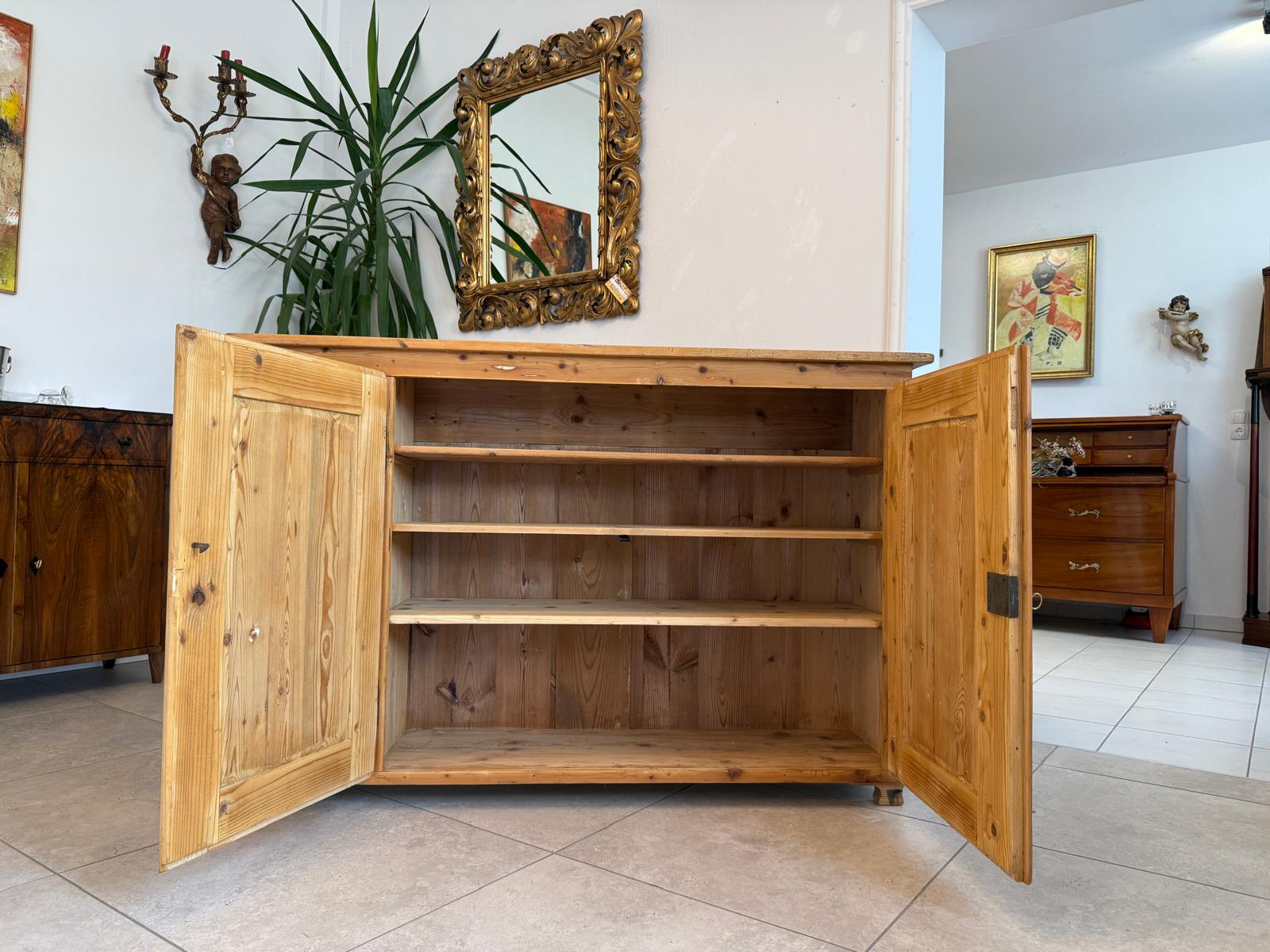 Bäuerliche Biedermeier Anrichte Kommode Kasterl Sideboard G1945