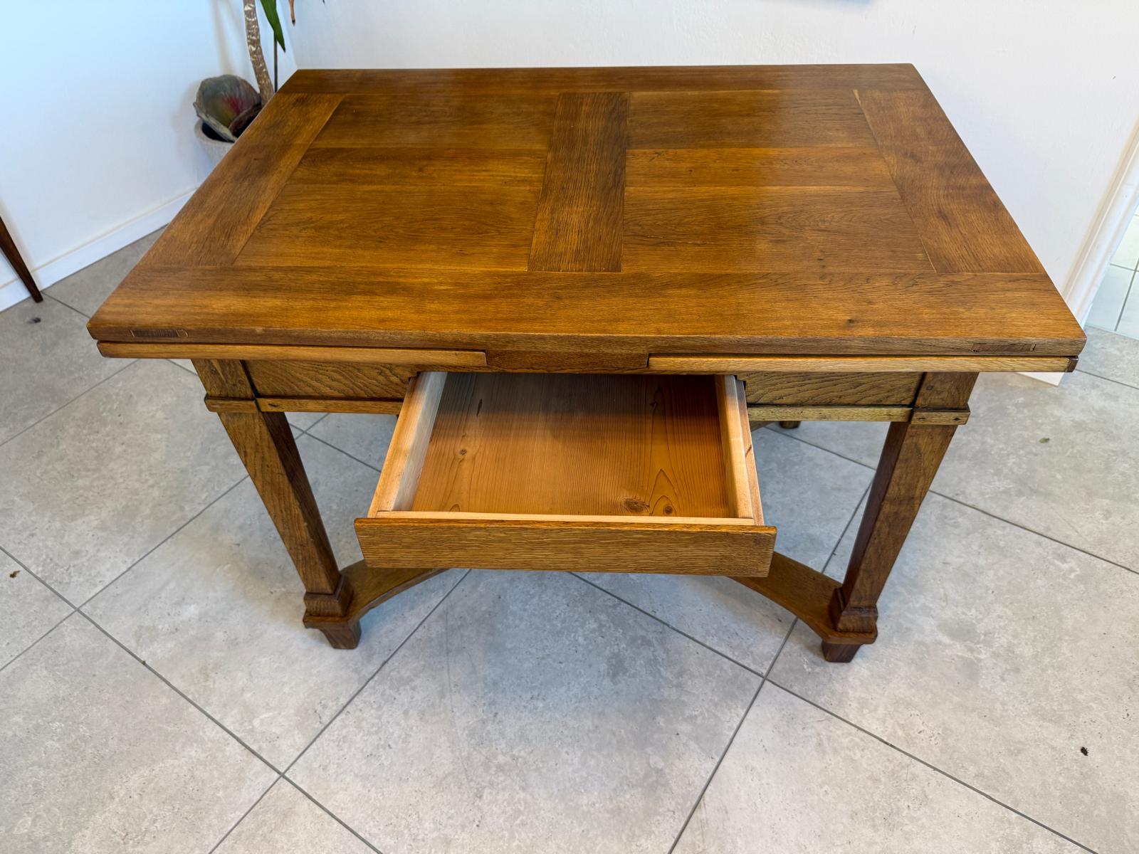 SALE Originaler Biedermeier Auszugtisch Kassettentisch Antiquität G2162