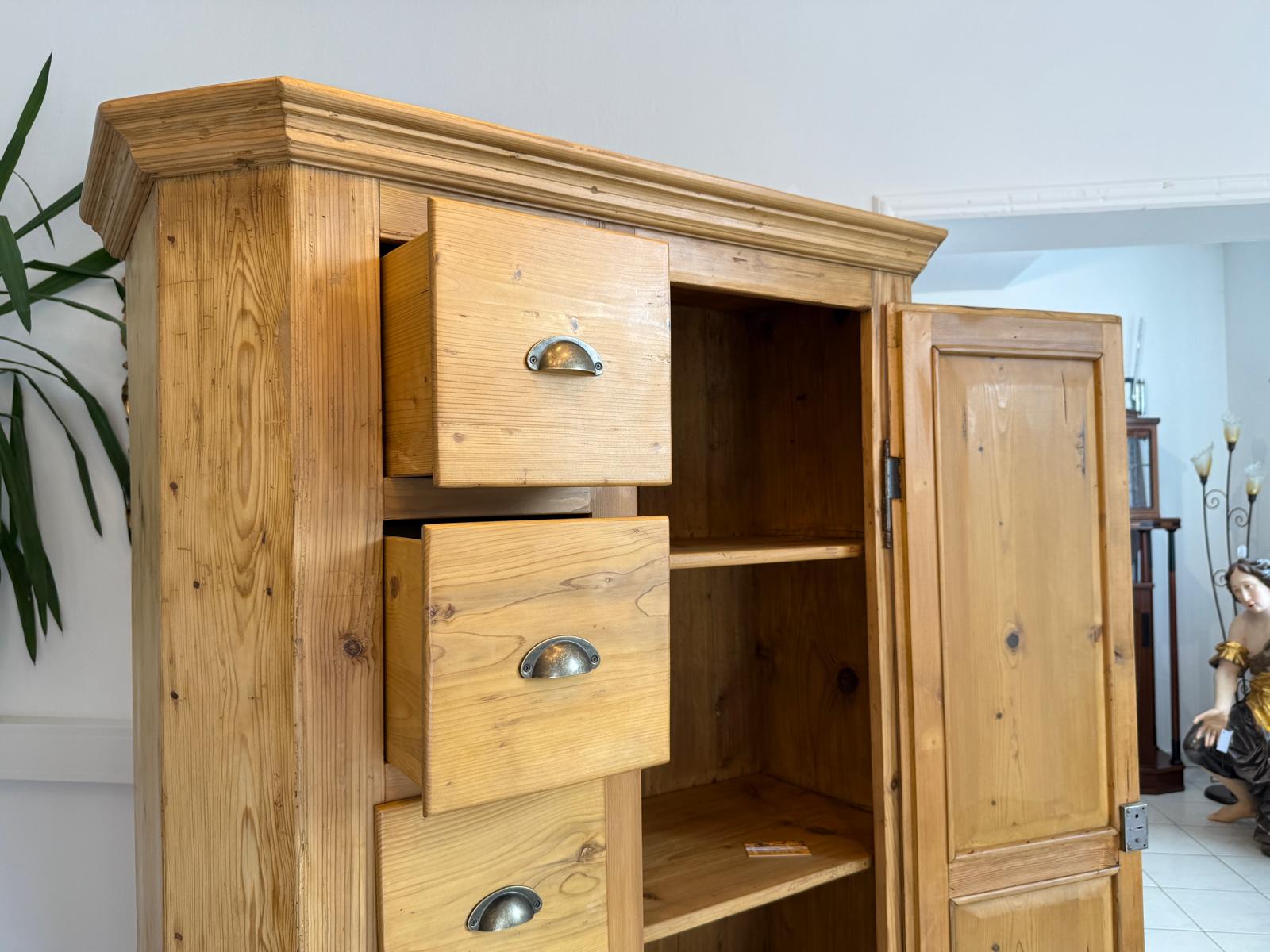 Biedermeier Bäuerlicher Brotschrank Almerschrank Speiskasten Bauernkasten Antik G1852