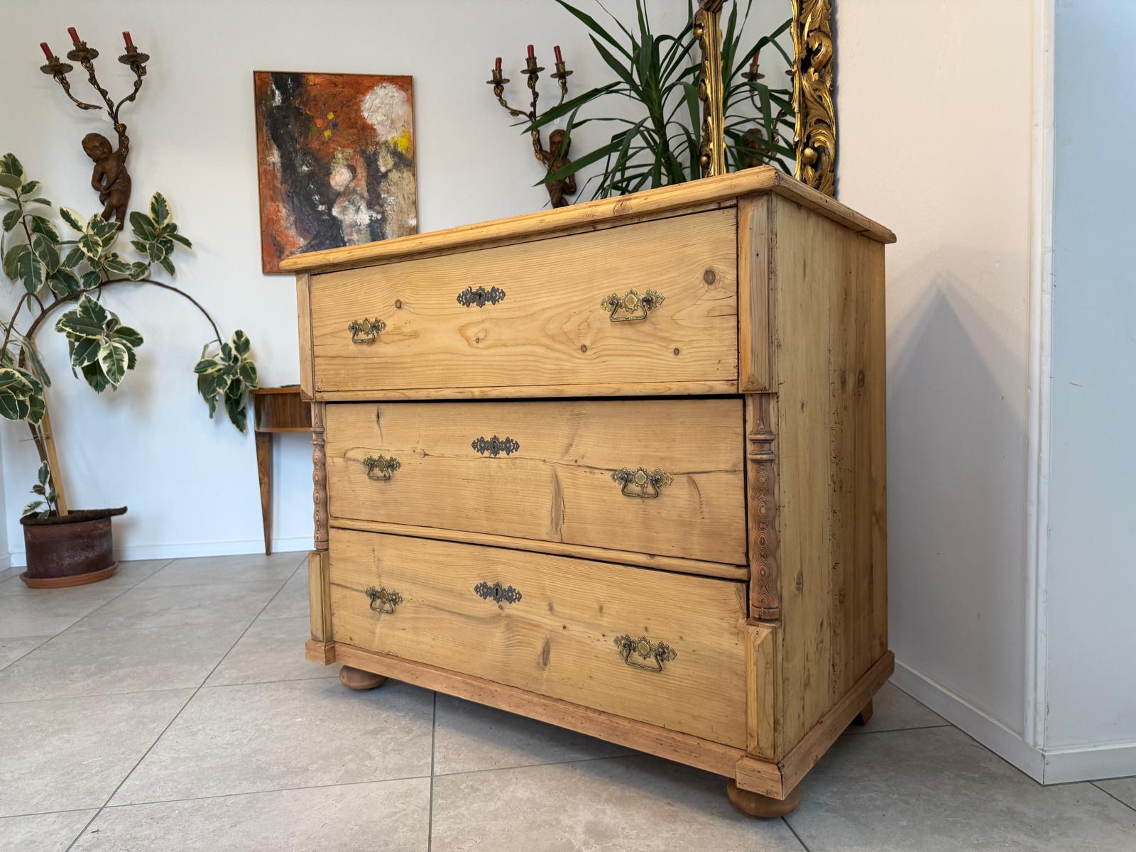 restaurierte Biedermeier Kommode Ladenkommode Antik G2295