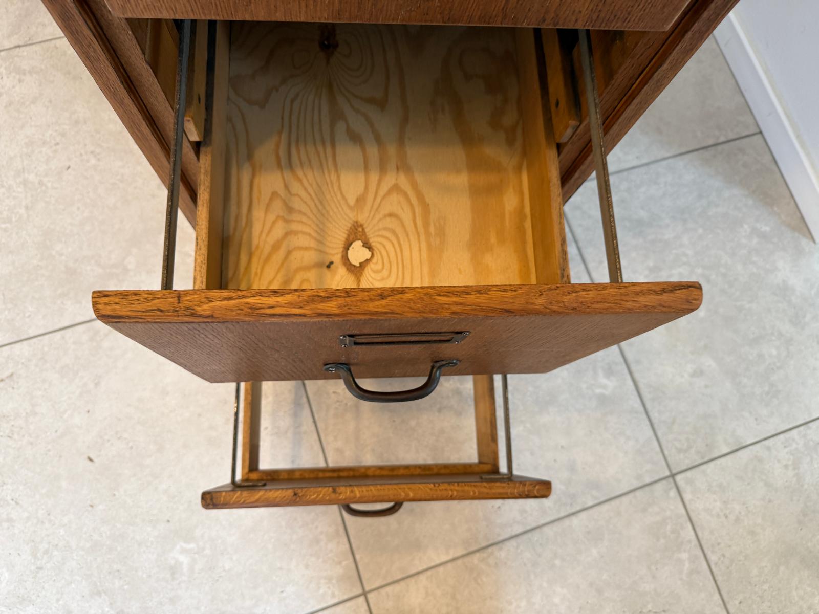 Original Jugendstil-Hängeregisterschrank Büroschrank  Aktenschrank G2112