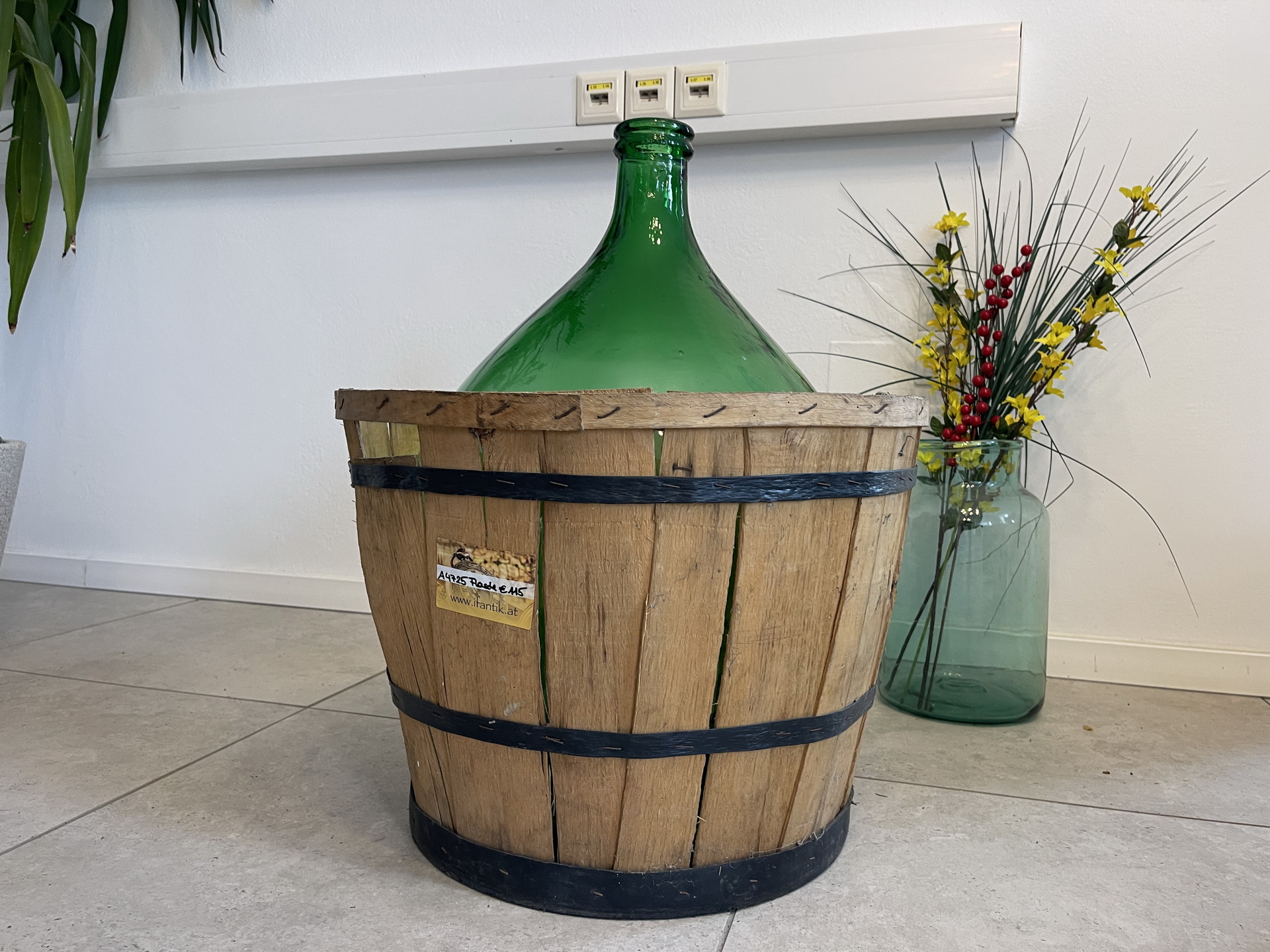 IMG_4386fV6kJsE8aWTSl Alte Ballonflasche Weinballon, Gärballon, Ballonflasche A4725