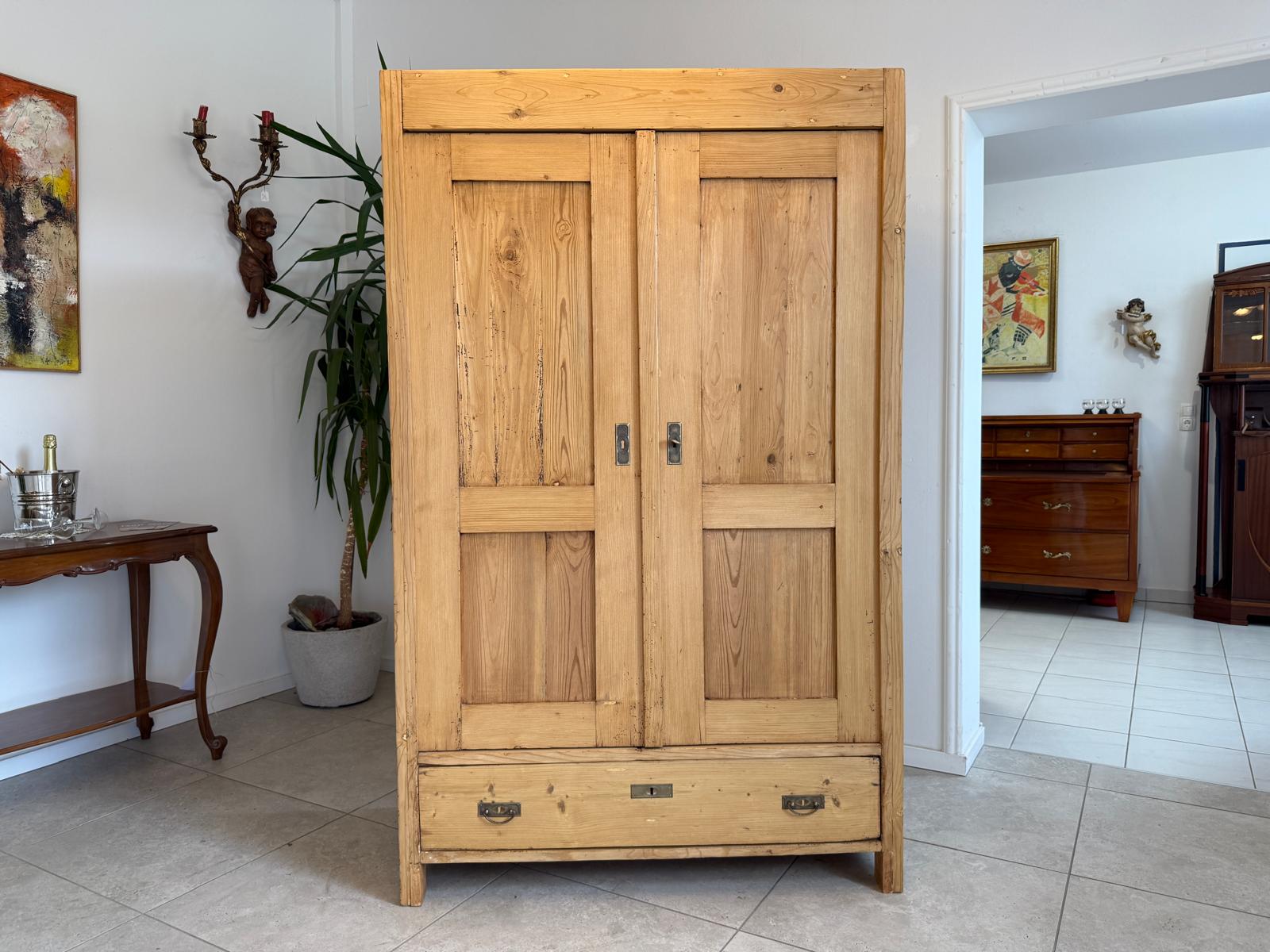 Sale Originaler Bauernschrank Naturholzschrank Jugendstilschrank Südburgenland G1826