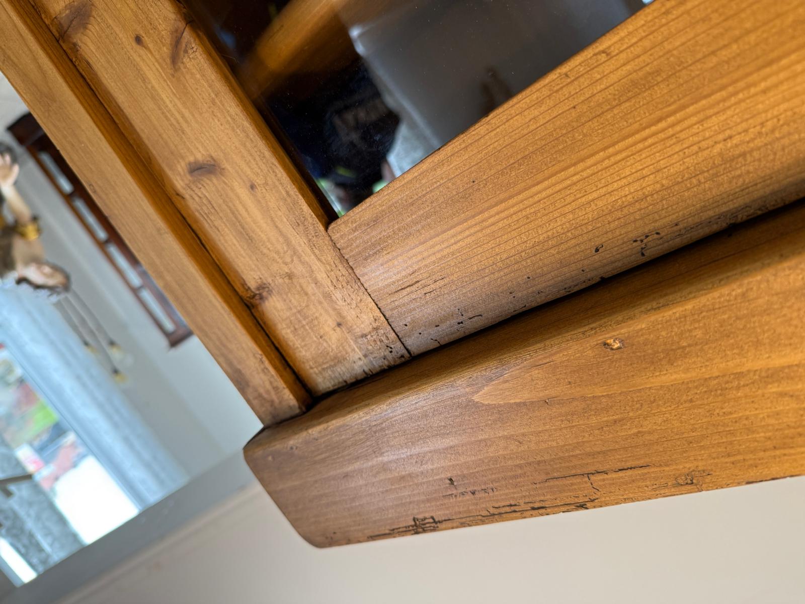 Jugendstil Küchenschrank Naturholz Fichtenholz Kredenz UrigG2137