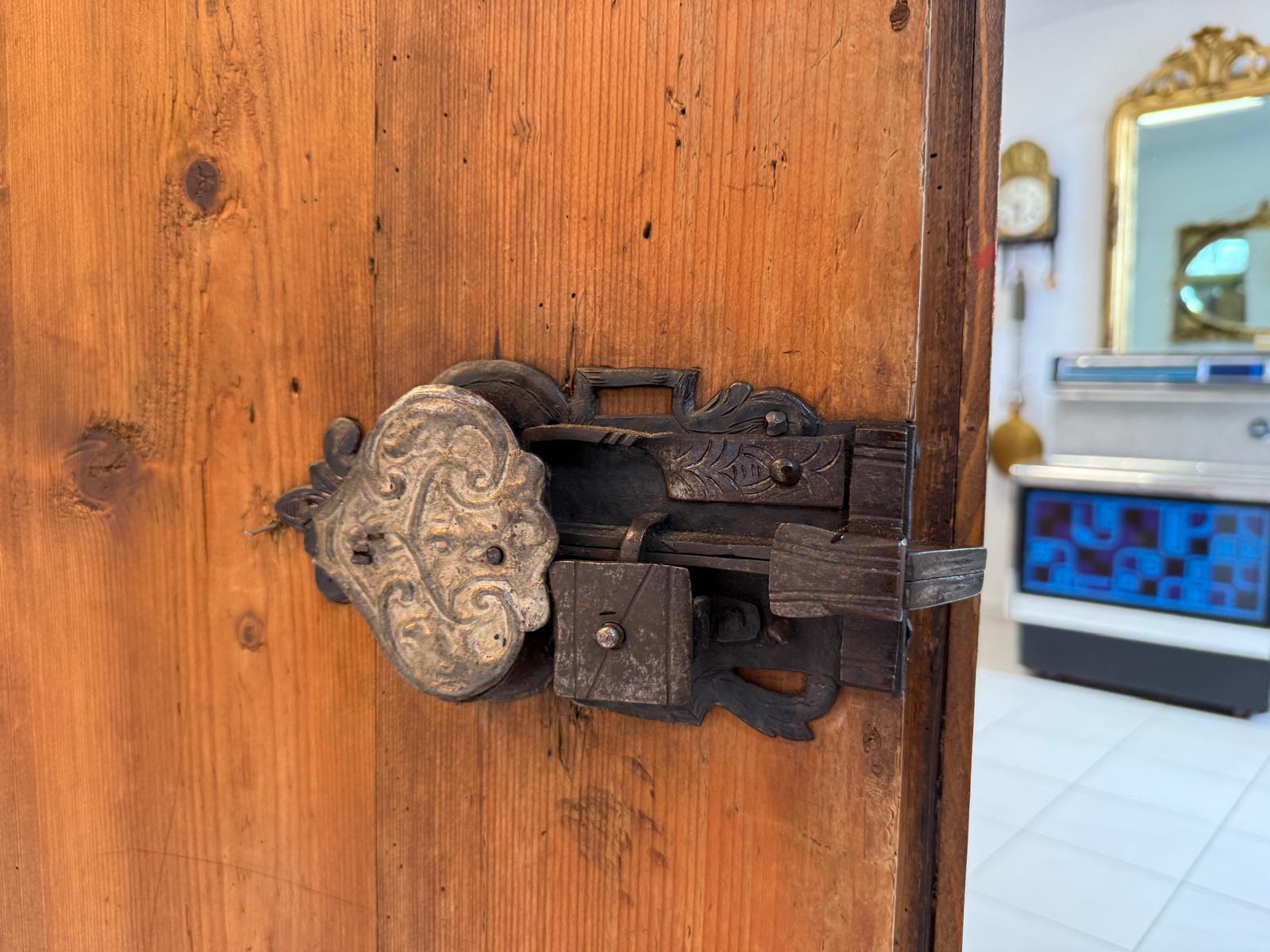 Handbemalter Barockschrank Bauernschrank Bauernkasten Kitzbühel Weichholz D1205