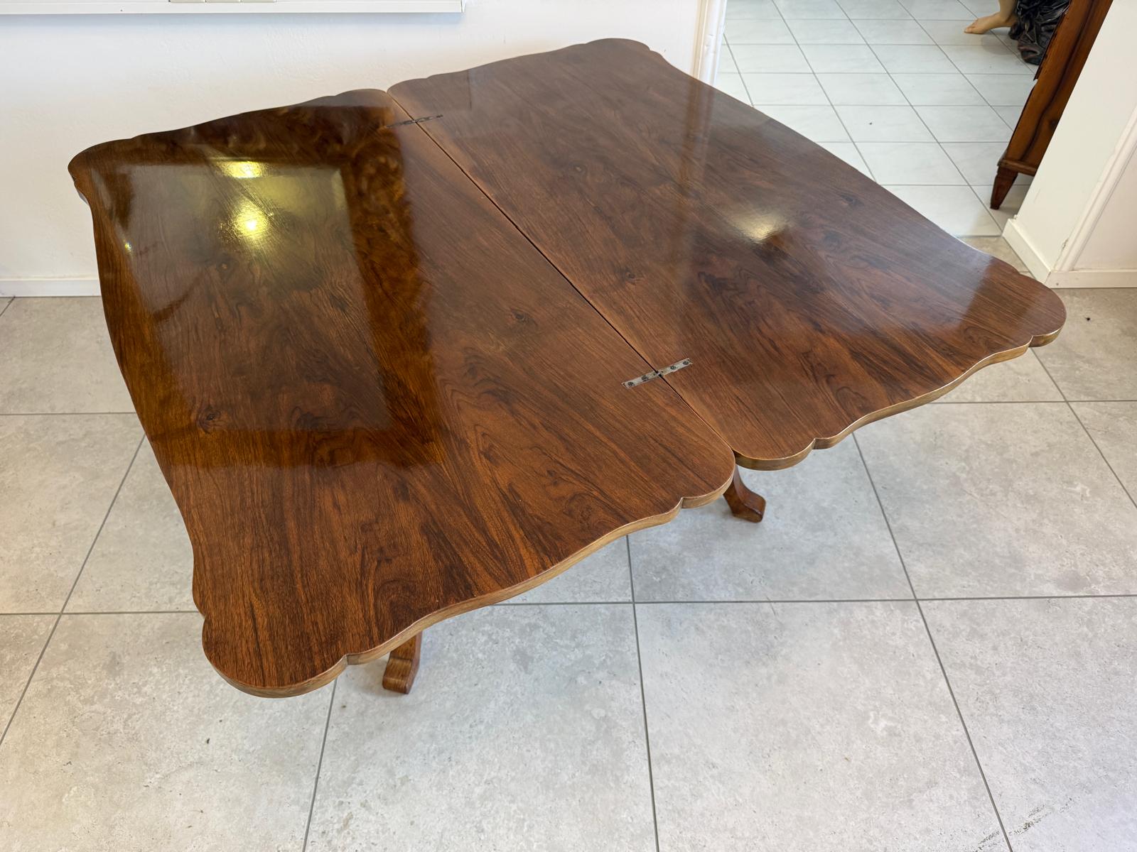 Origialer Spätbiedermeier Spieltisch Schachtisch Konsoltisch D2805