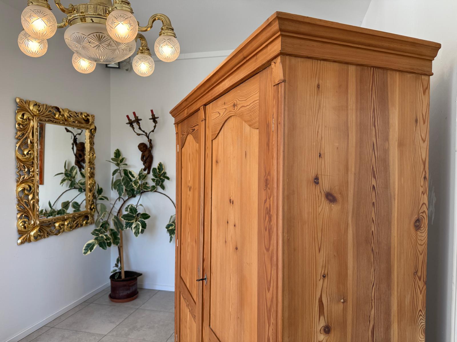 Originaler Bauernschrank Biedermeierschrank Hallenschrank Bauernkasten G2185