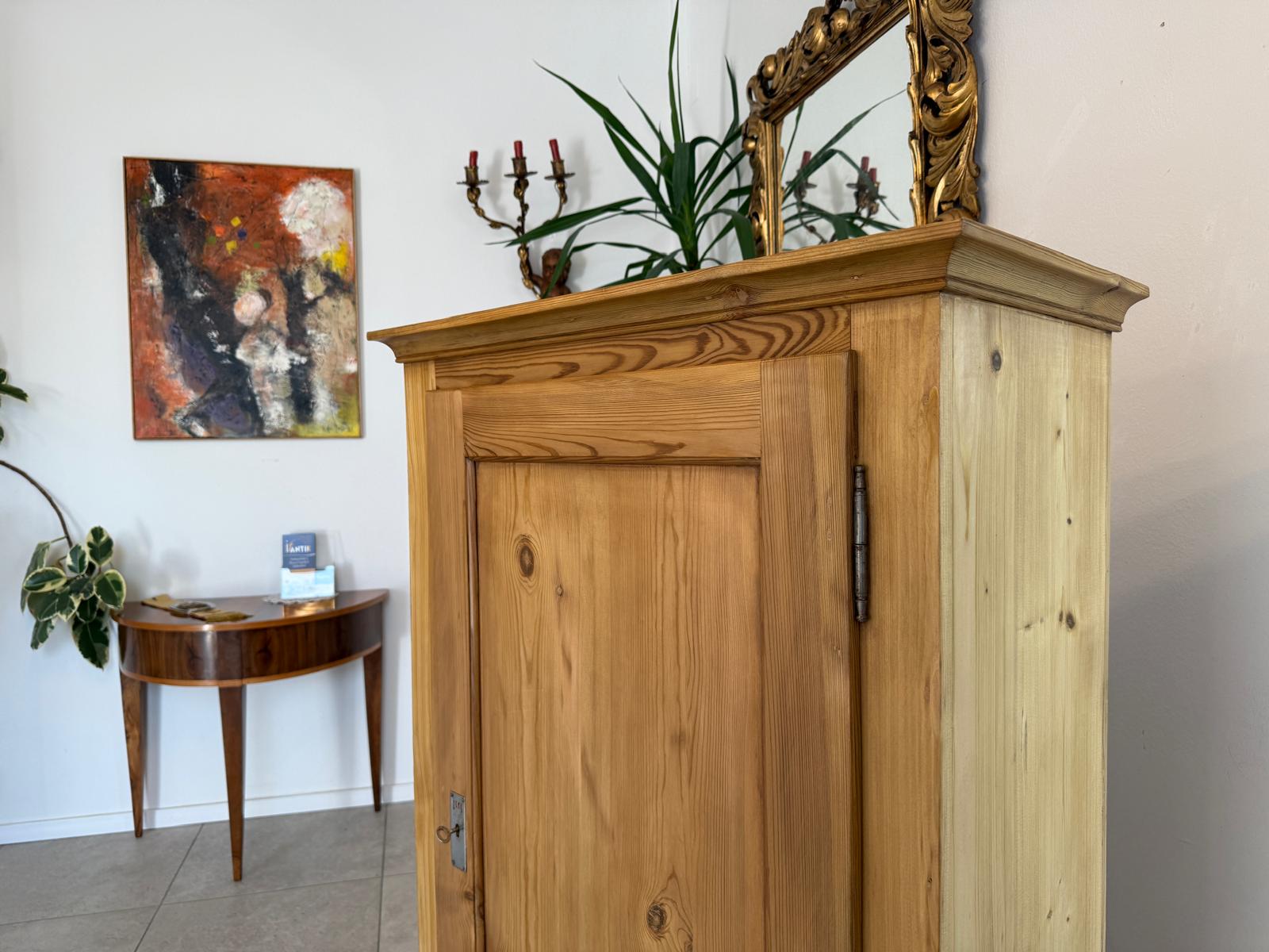 Bäuerliches Biedermeier Bauernschrank Halbschrank Vertiko G2201