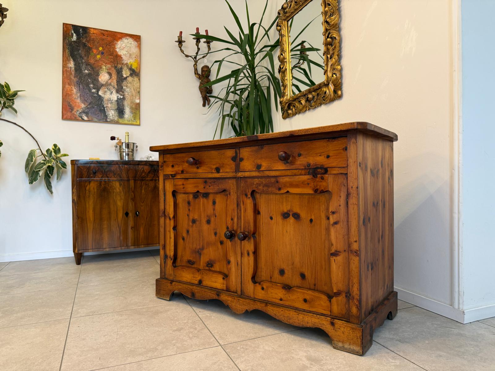Zirbenholz Anrichte Sideboard Schrank Kasterl Antik G1865-1