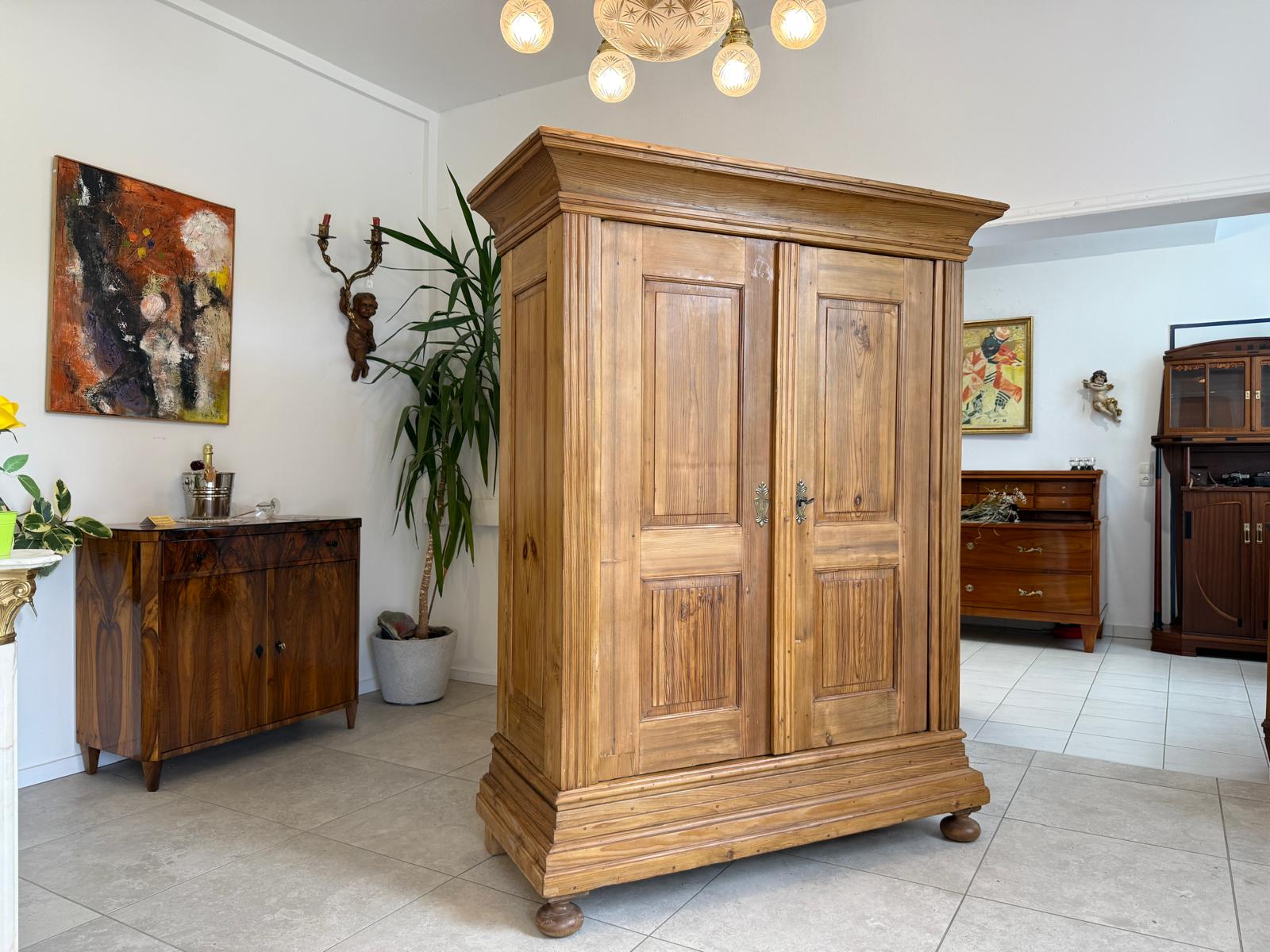 Sale Bauernschrank Biedermeierschrank Zerleger Antiquität Bauernmöbel G1907