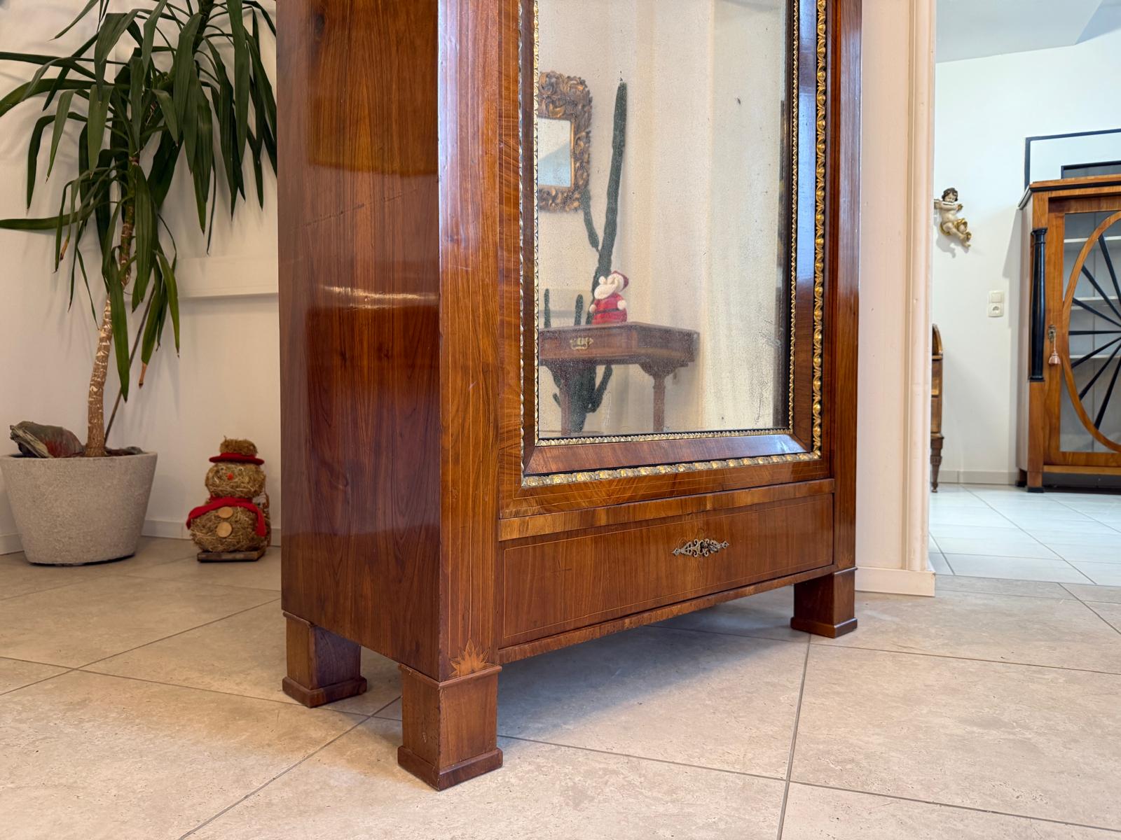 SALE Restaurierter Biedermeier Schrank Spiegelschrank Antiquität G2309